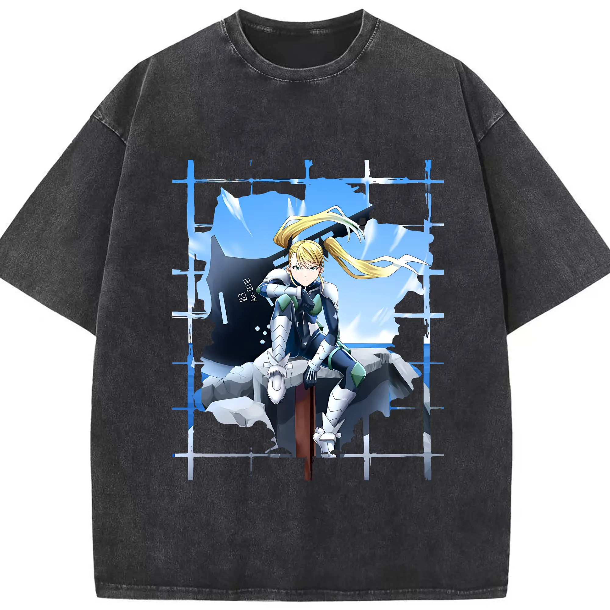 怪獣8号 グッズ,四ノ宮キコル - 綿100％ ヴィンテージ風 半袖Tシャツ ・ フロントプリント ・ 柔らか肌触り ・ 通気性 快適 ・ スポーツ カジュアル 外出用