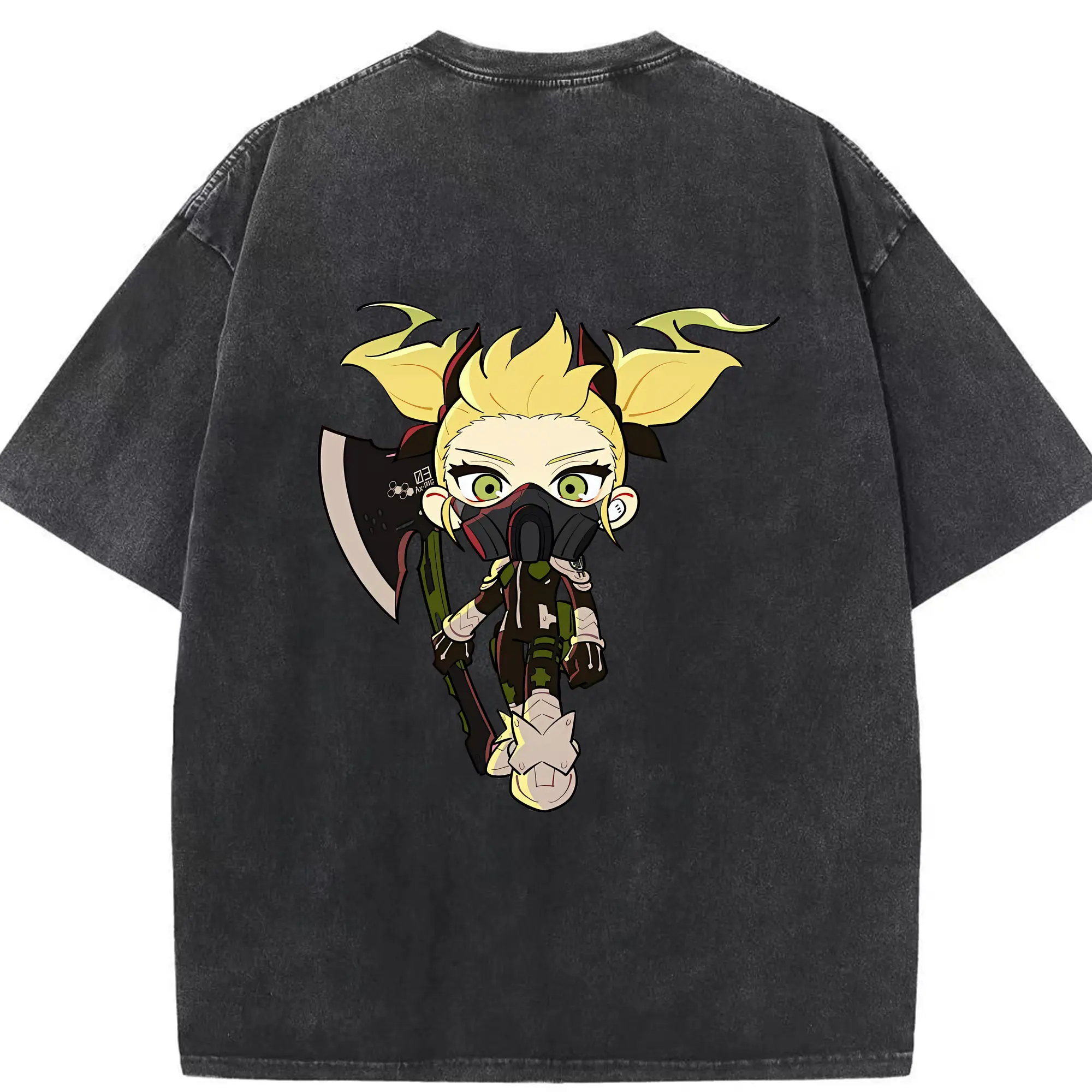 怪獣8号 グッズ,四ノ宮キコル - 綿100％ ヴィンテージ風 半袖Tシャツ ・ 背面プリント ・ 柔らか肌触り ・ 通気性 快適 ・ スポーツ カジュアル 外出用