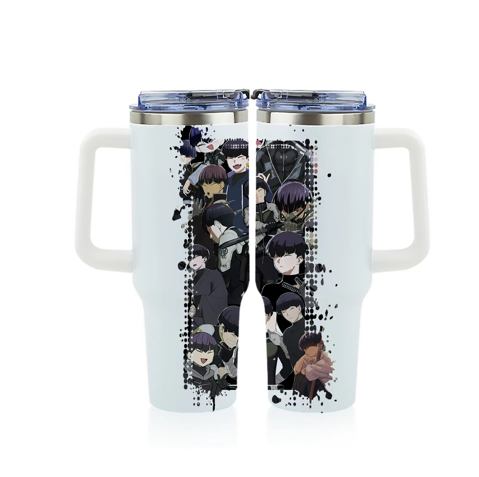 怪獣8号 グッズ,保科宗四郎 - 1200mL フルプリント車用タンブラー ・ 304ステンレス 内側 ・ 201ステンレス 外側 ・ 保温 保冷 ・ 通勤 ドライブ アウトドア用