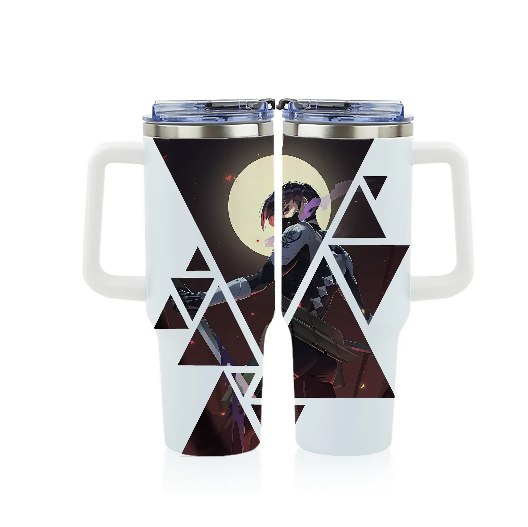 怪獣8号 グッズ,保科宗四郎 - 1200mL フルプリント車用タンブラー ・ 304ステンレス 内側 ・ 201ステンレス 外側 ・ 保温 保冷 ・ 通勤 ドライブ アウトドア用