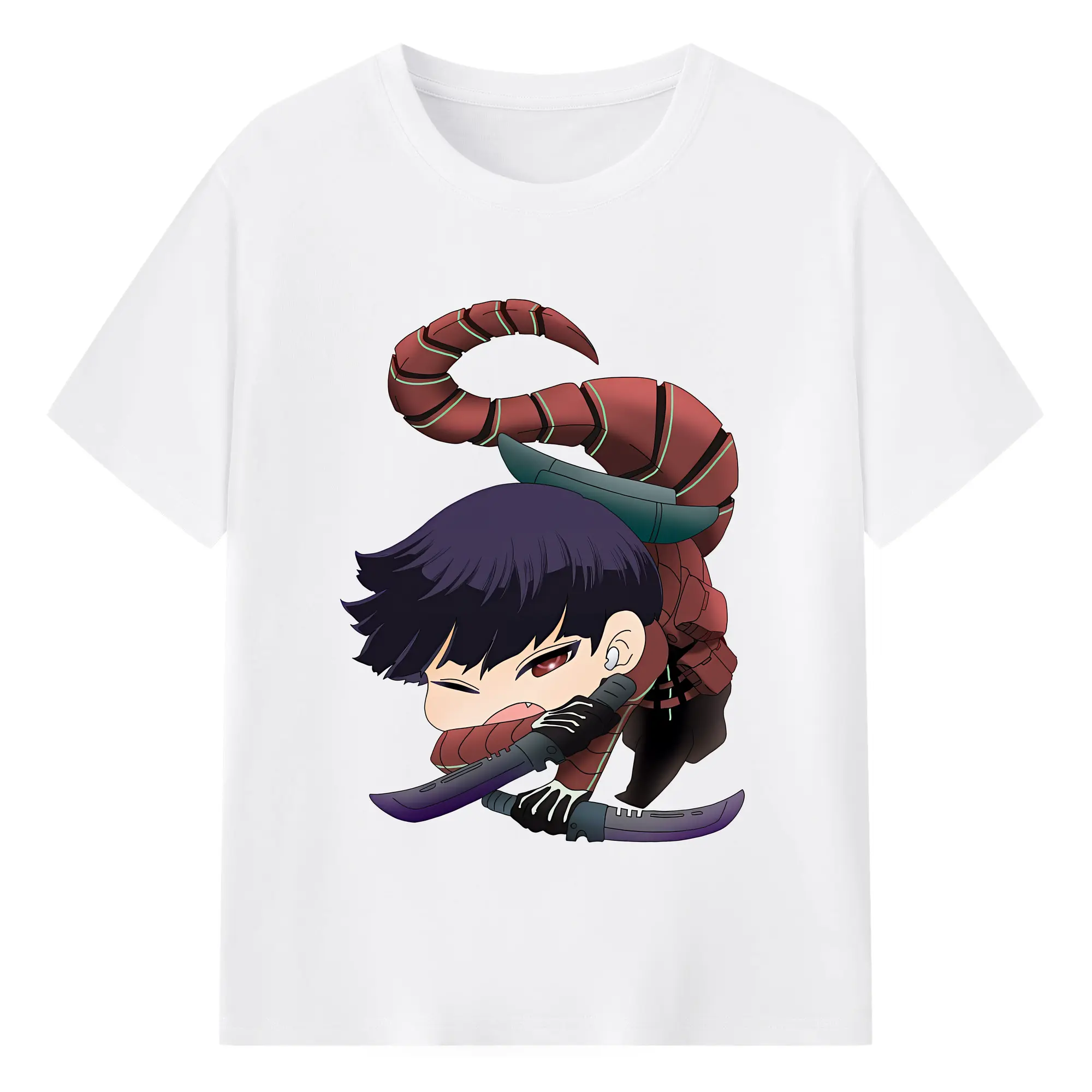 怪獣8号 グッズ,保科宗四郎 - 綿100％ 半袖Tシャツ ・ フロントプリント ・ 快適 通気性 ・ 日常使い 散歩 スポーツ用