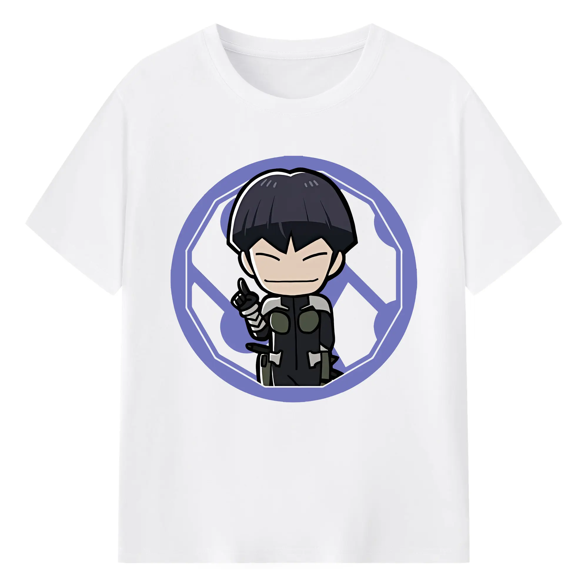 怪獣8号 グッズ,保科宗四郎 - 綿100％ 半袖Tシャツ ・ フロントプリント ・ 快適 通気性 ・ 日常使い 散歩 スポーツ用