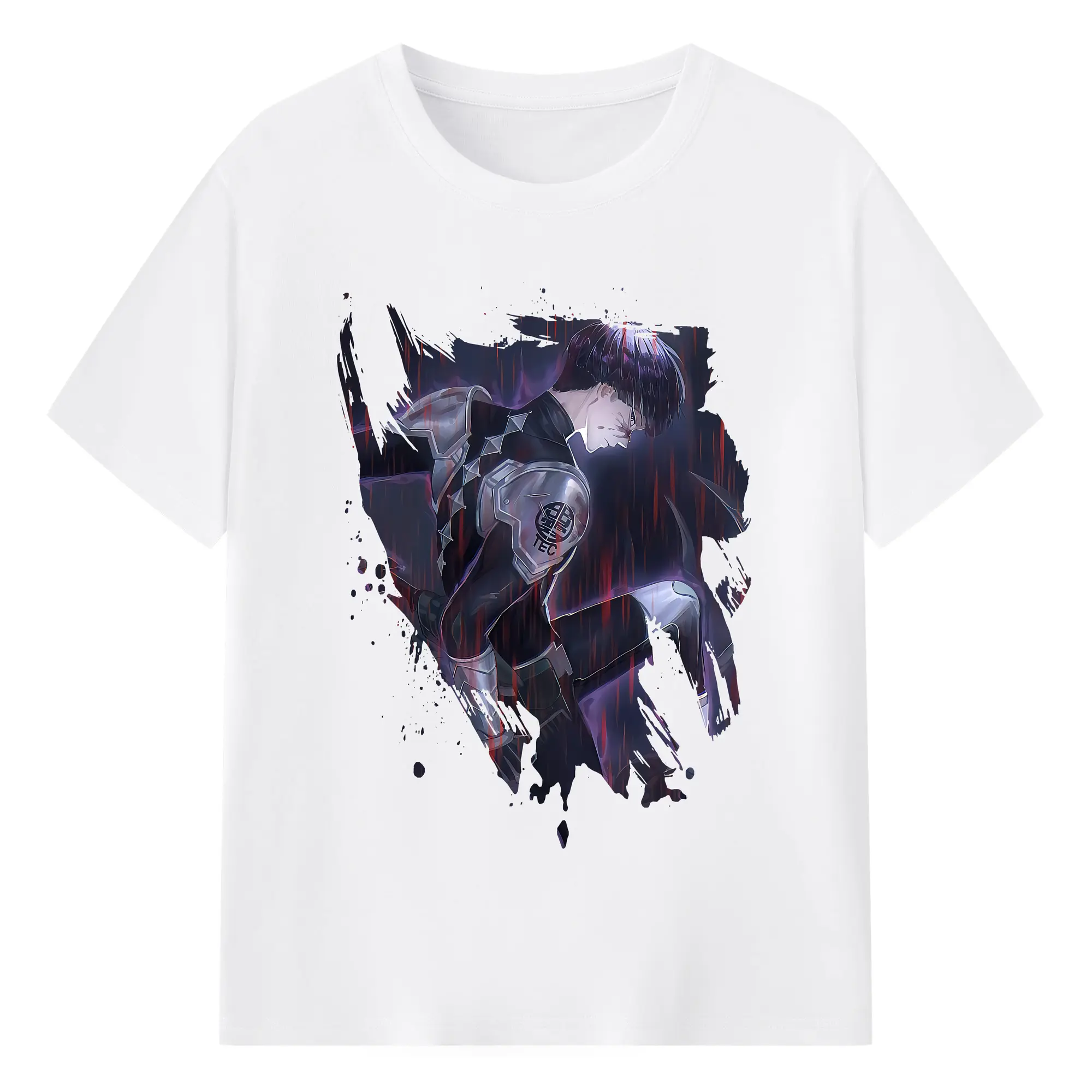 怪獣8号 グッズ,保科宗四郎 - 綿100％ 半袖Tシャツ ・ フロントプリント ・ 快適 通気性 ・ 日常使い 散歩 スポーツ用