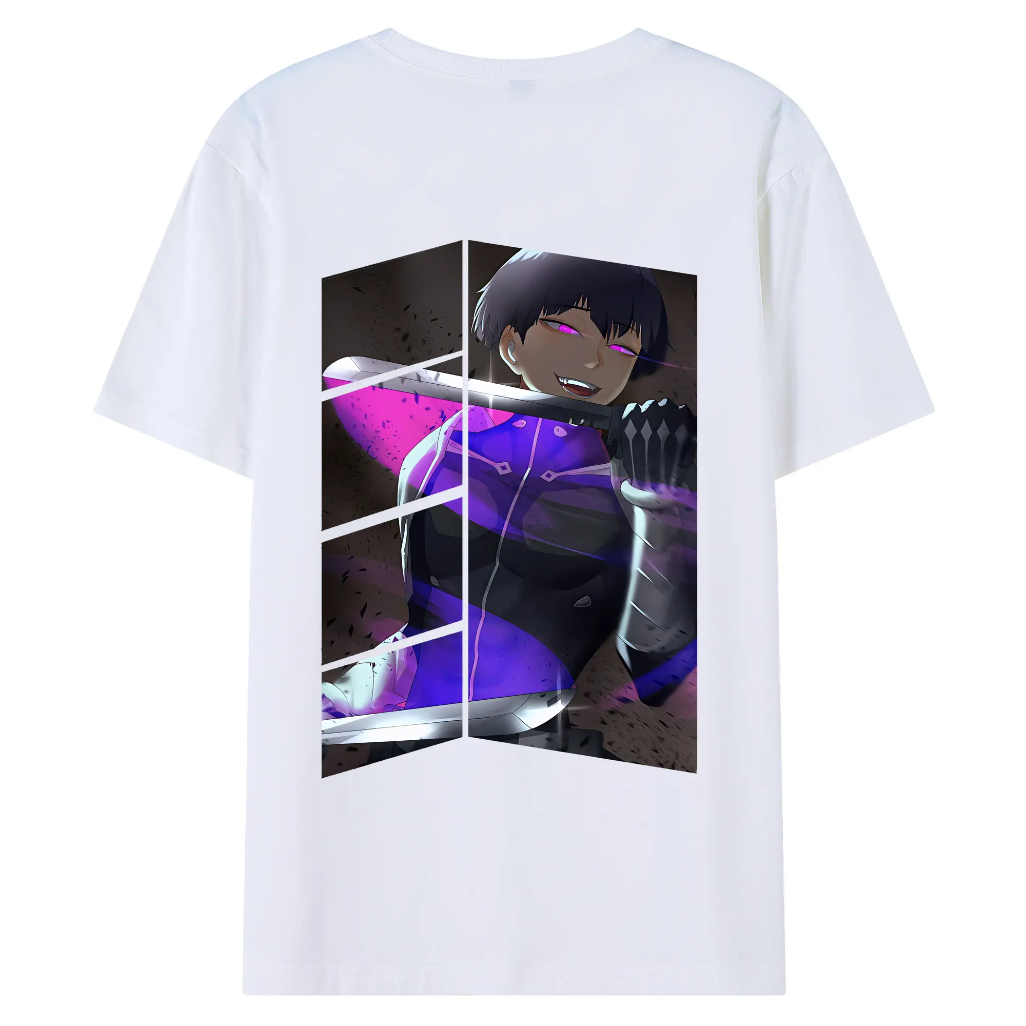 怪獣8号 グッズ,保科宗四郎 - 綿100％ 半袖Tシャツ ・ バックプリント ・ 快適 通気性 ・ 日常使い 散歩 スポーツ用