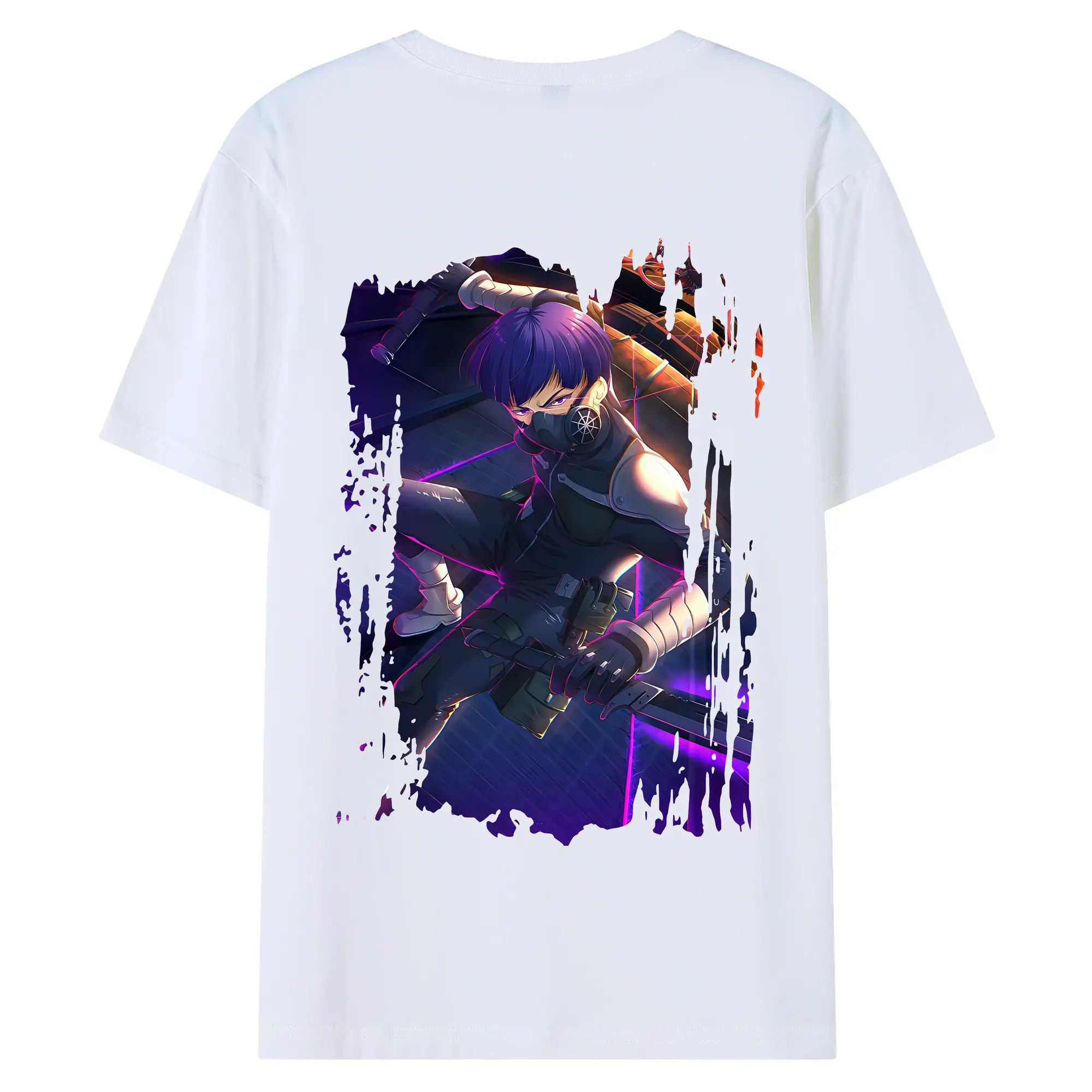 怪獣8号 グッズ,保科宗四郎 - 綿100％ 半袖Tシャツ ・ バックプリント ・ 快適 通気性 ・ 日常使い 散歩 スポーツ用