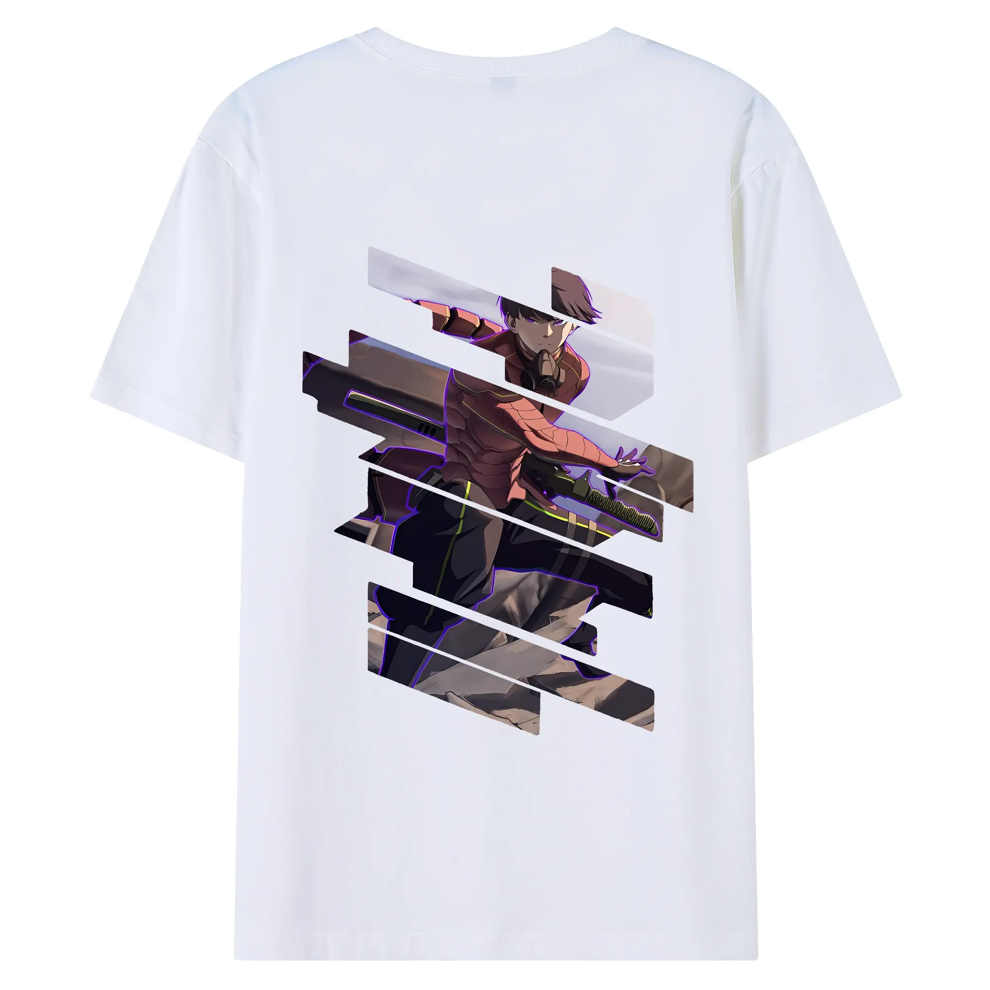 怪獣8号 グッズ,保科宗四郎 - 綿100％ 半袖Tシャツ ・ バックプリント ・ 快適 通気性 ・ 日常使い 散歩 スポーツ用