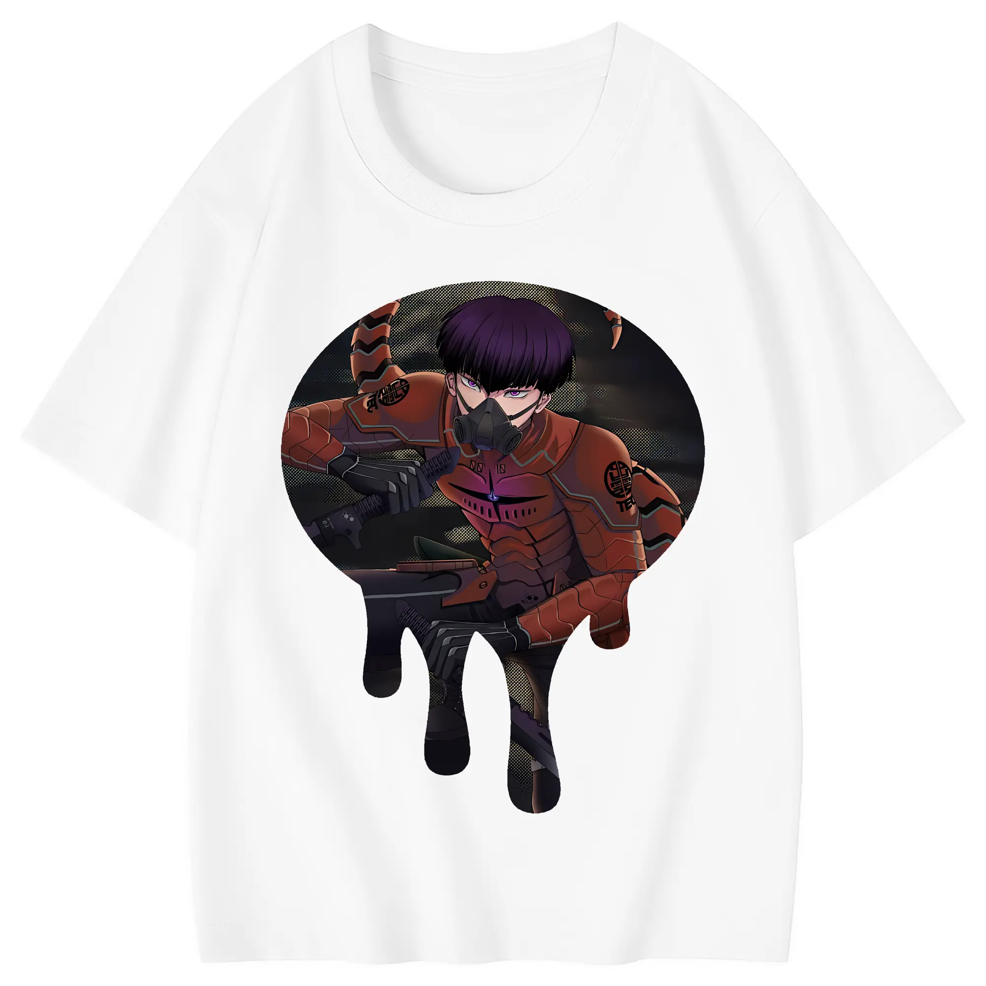 怪獣8号 グッズ,保科宗四郎 - 綿100％ キッズTシャツ ・ フロントプリント ・ 快適 通気性 ・ スポーツ カジュアル 散歩用