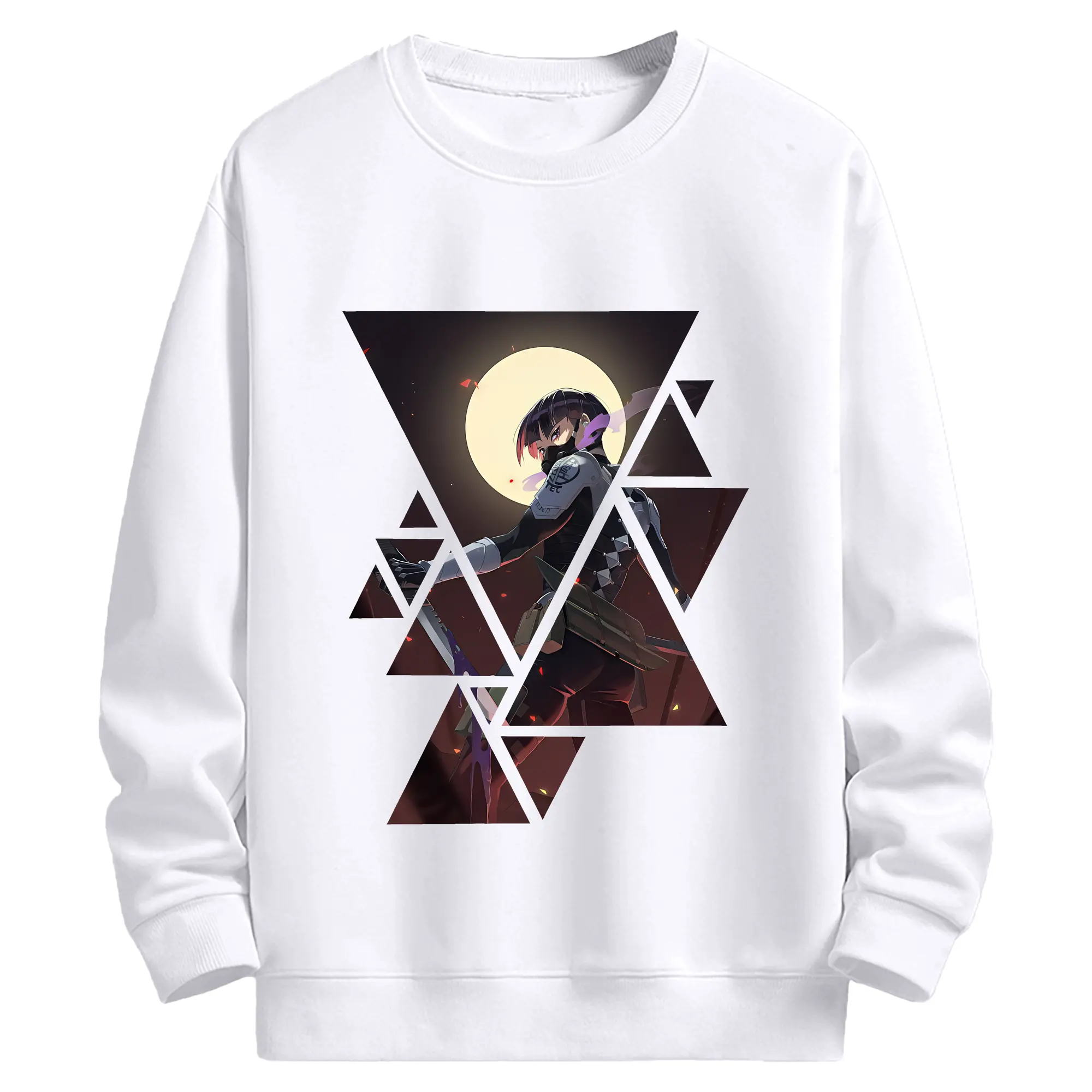 怪獣8号 グッズ,保科宗四郎 - 高品質 クルーネック スウェット ・ コットン59％ ポリエステル41％ ・ ユニセックス 長袖 トレーナー ・ カジュアル デイリー スポーツ 散歩用