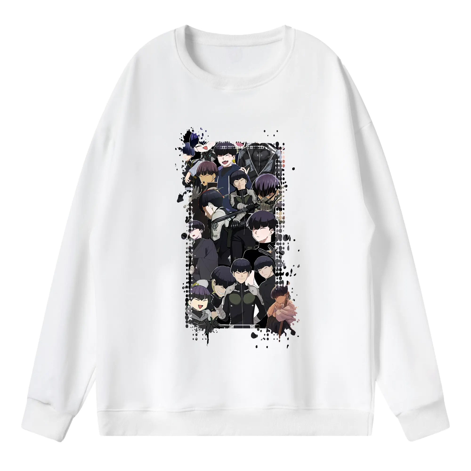 怪獣8号 グッズ,保科宗四郎 - 薄手 クルーネック スウェット 裏毛260g · ポリエステル 春秋向け カジュアル 男女兼用 · トレーナー デイリー スポーツ 散歩に最適