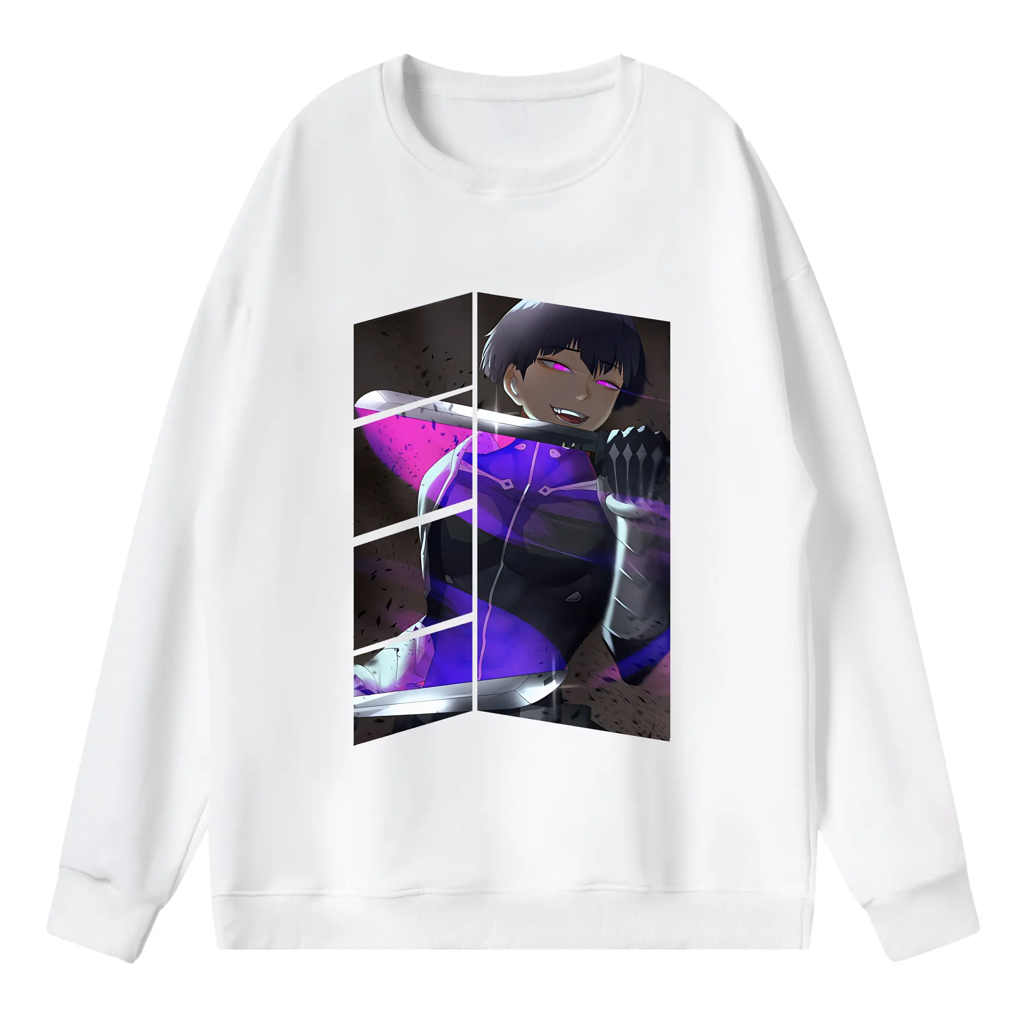 怪獣8号 グッズ,保科宗四郎 - 薄手 クルーネック スウェット 裏毛260g · ポリエステル 春秋向け カジュアル 男女兼用 · トレーナー デイリー スポーツ 散歩に最適