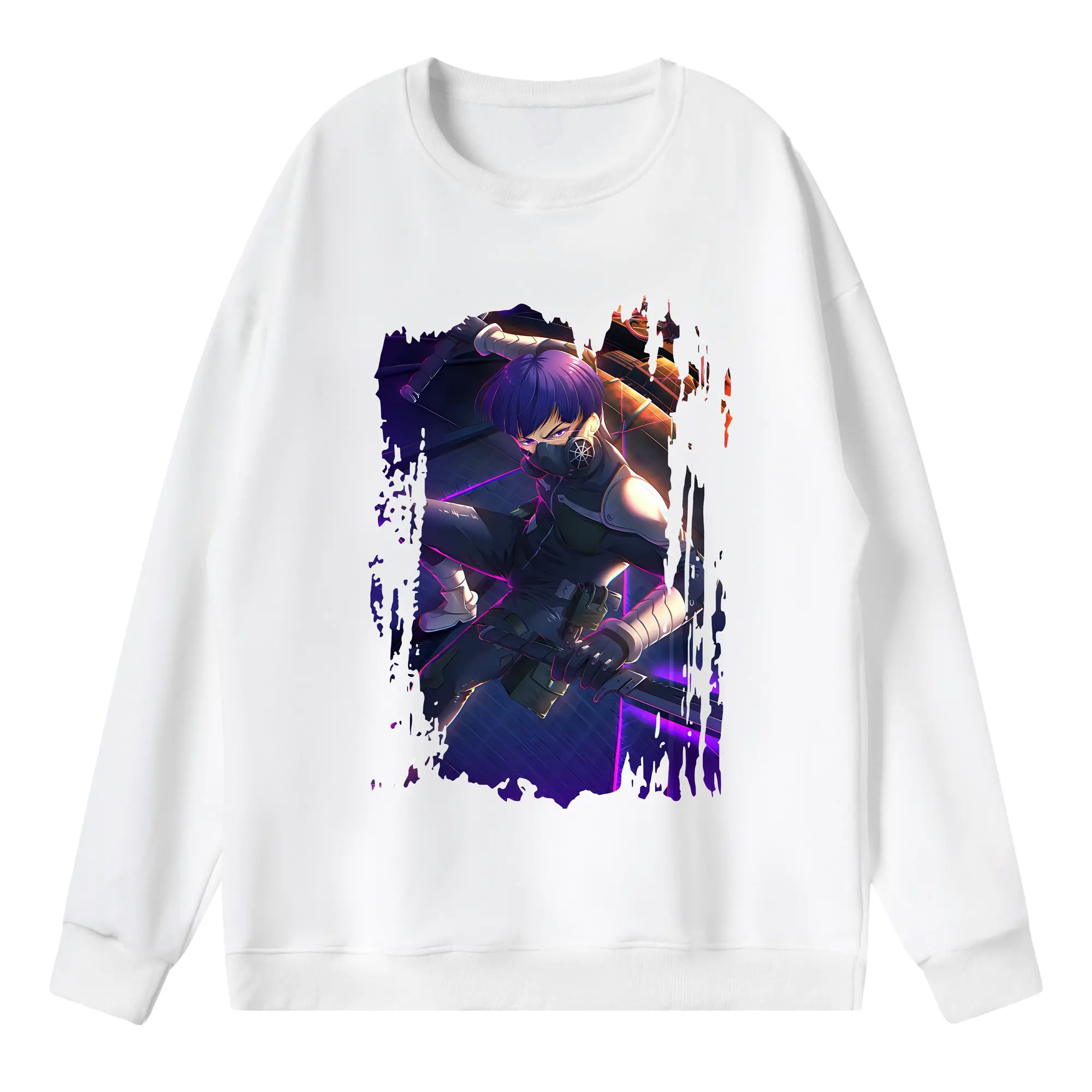 怪獣8号 グッズ,保科宗四郎 - 薄手 クルーネック スウェット 裏毛260g · ポリエステル 春秋向け カジュアル 男女兼用 · トレーナー デイリー スポーツ 散歩に最適