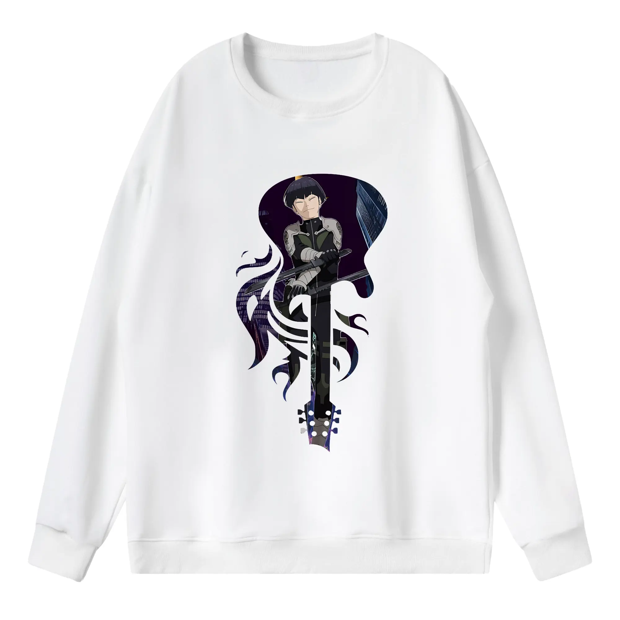 怪獣8号 グッズ,保科宗四郎 - 薄手 クルーネック スウェット 裏毛260g · ポリエステル 春秋向け カジュアル 男女兼用 · トレーナー デイリー スポーツ 散歩に最適