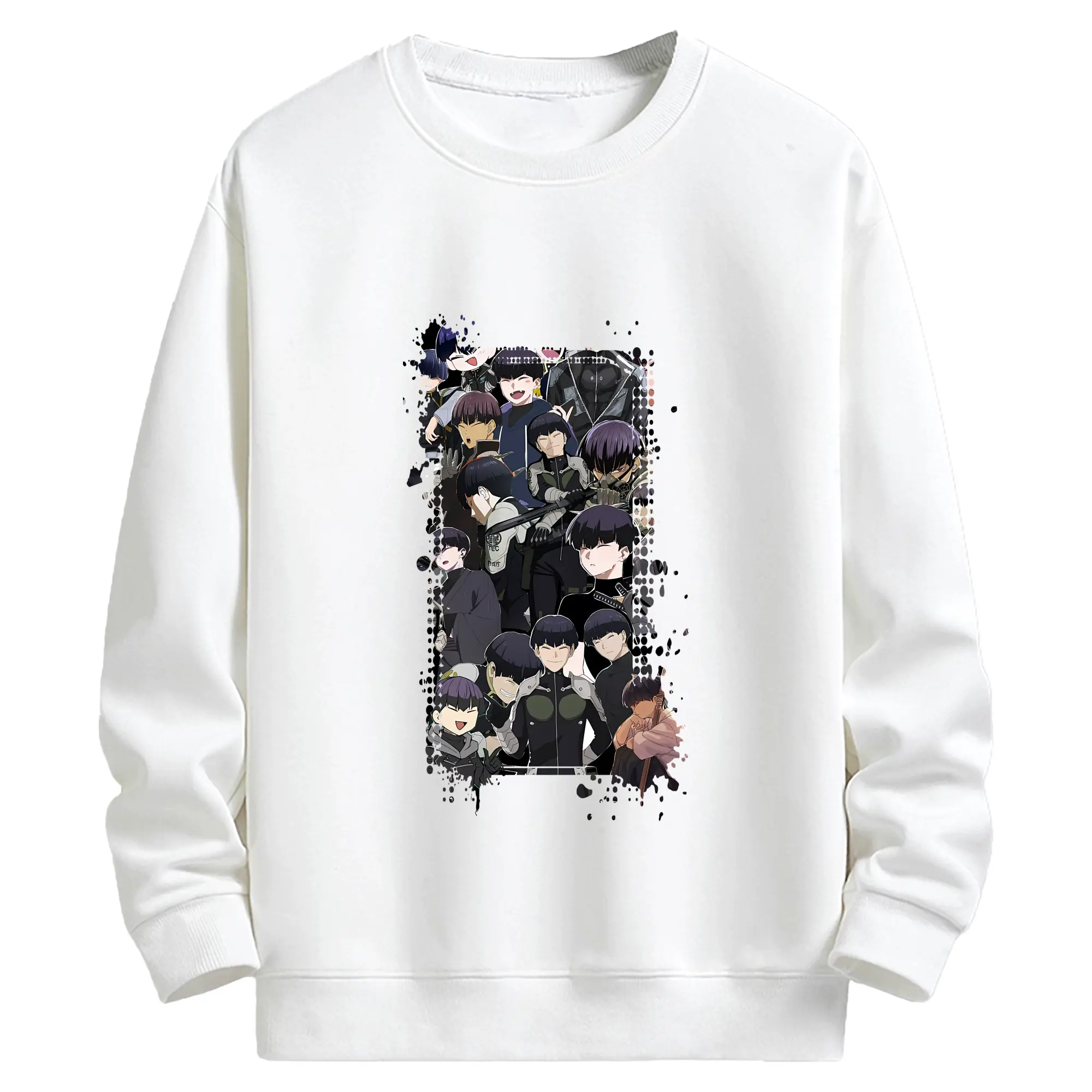 怪獣8号 グッズ,保科宗四郎 - キッズ クルーネックスウェットシャツ ・ フロントプリント ・ 綿80％ ポリエステル20％ ・ 快適 通学 スポーツ 日常使い お散歩用