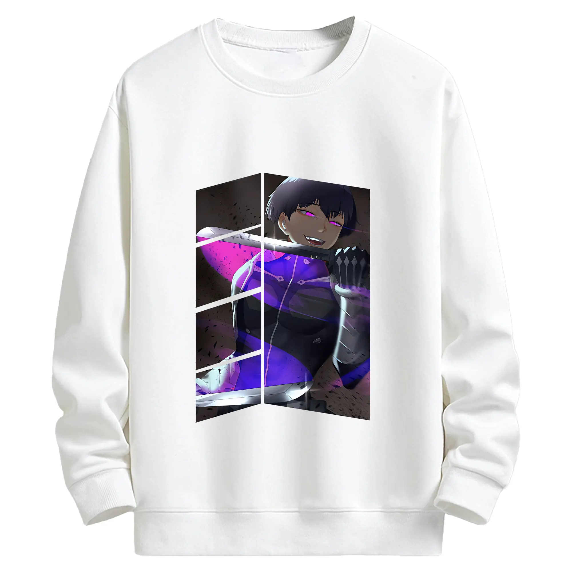 怪獣8号 グッズ,保科宗四郎 - キッズ クルーネックスウェットシャツ ・ フロントプリント ・ 綿80％ ポリエステル20％ ・ 快適 通学 スポーツ 日常使い お散歩用