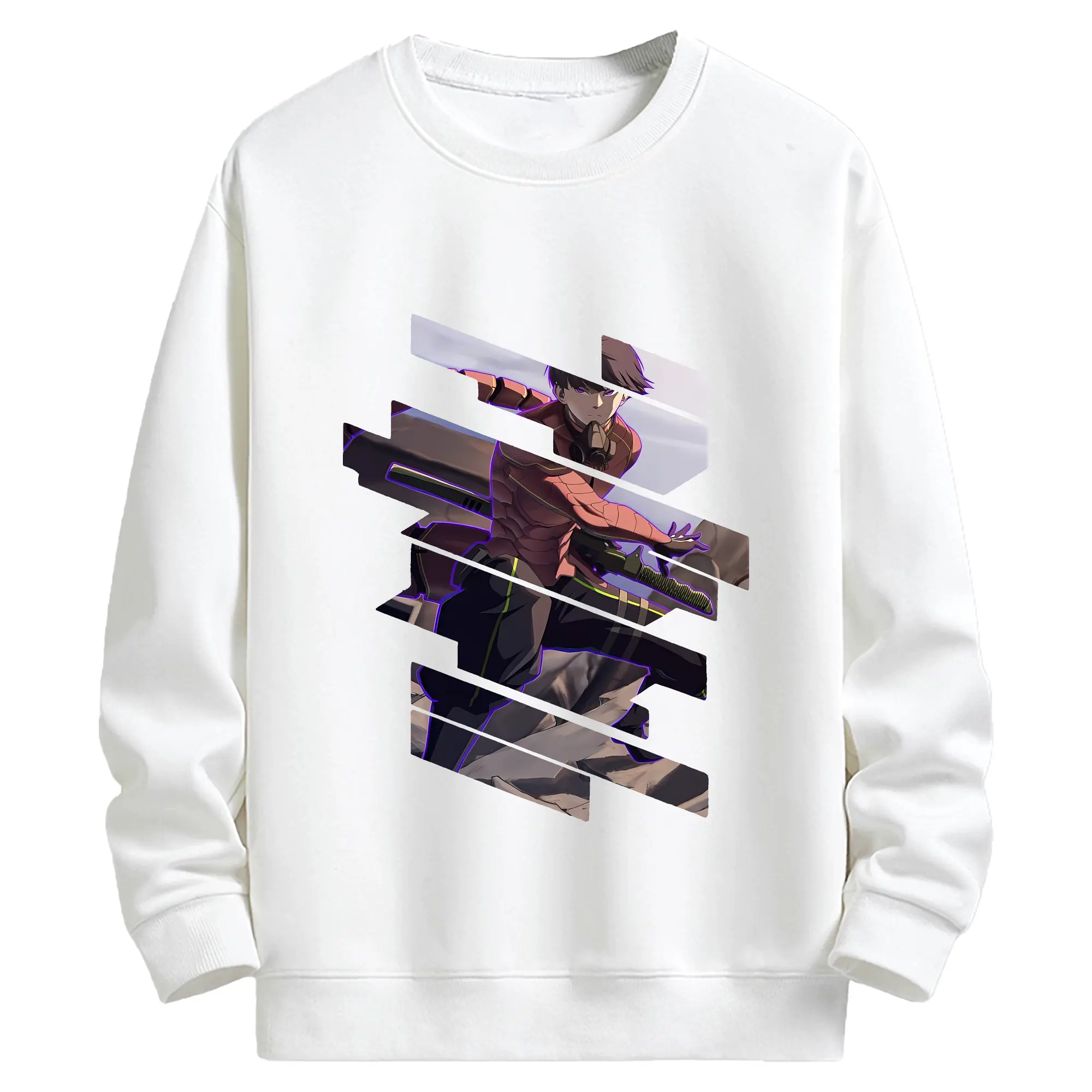 怪獣8号 グッズ,保科宗四郎 - キッズ クルーネックスウェットシャツ ・ フロントプリント ・ 綿80％ ポリエステル20％ ・ 快適 通学 スポーツ 日常使い お散歩用