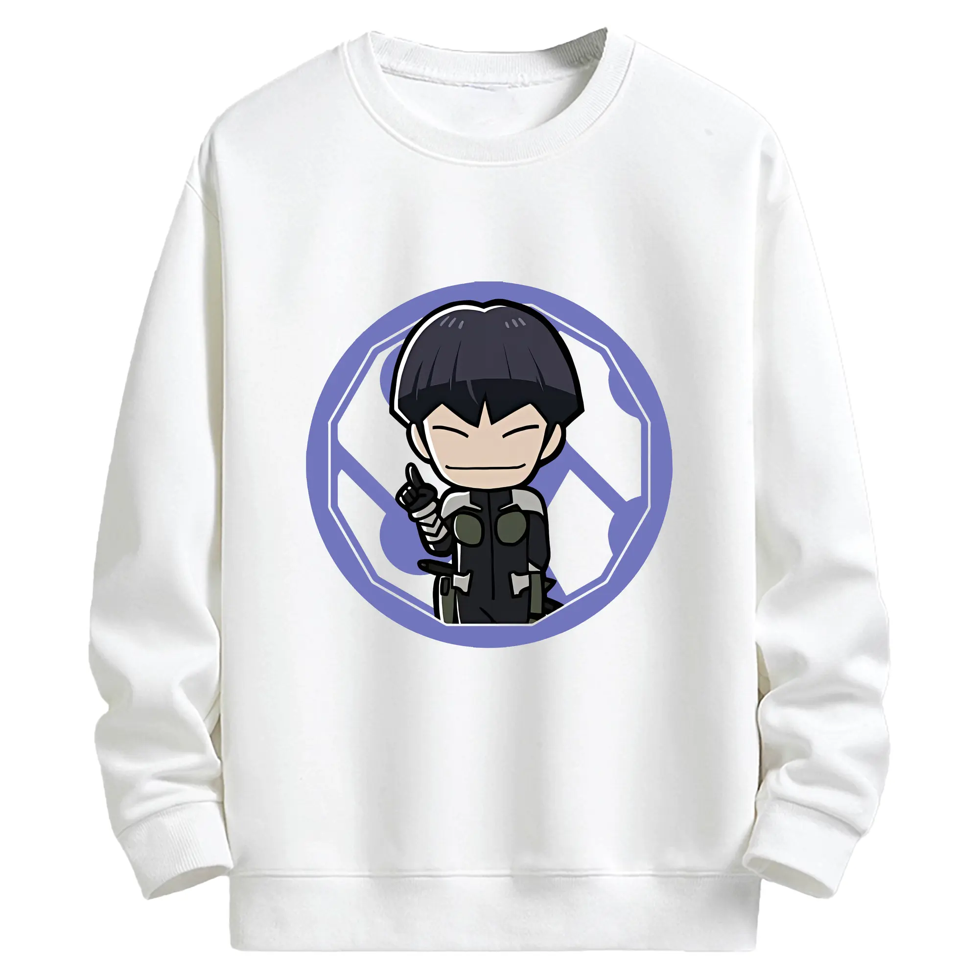 怪獣8号 グッズ,保科宗四郎 - キッズ クルーネックスウェットシャツ ・ フロントプリント ・ 綿80％ ポリエステル20％ ・ 快適 通学 スポーツ 日常使い お散歩用