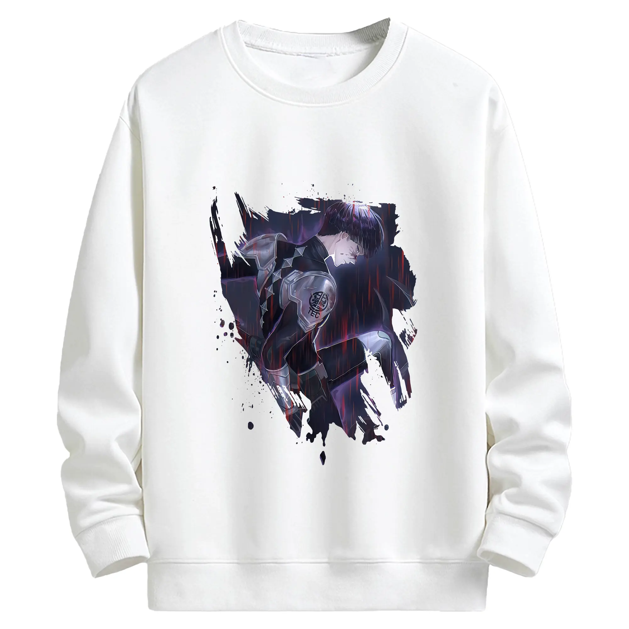 怪獣8号 グッズ,保科宗四郎 - キッズ クルーネックスウェットシャツ ・ フロントプリント ・ 綿80％ ポリエステル20％ ・ 快適 通学 スポーツ 日常使い お散歩用