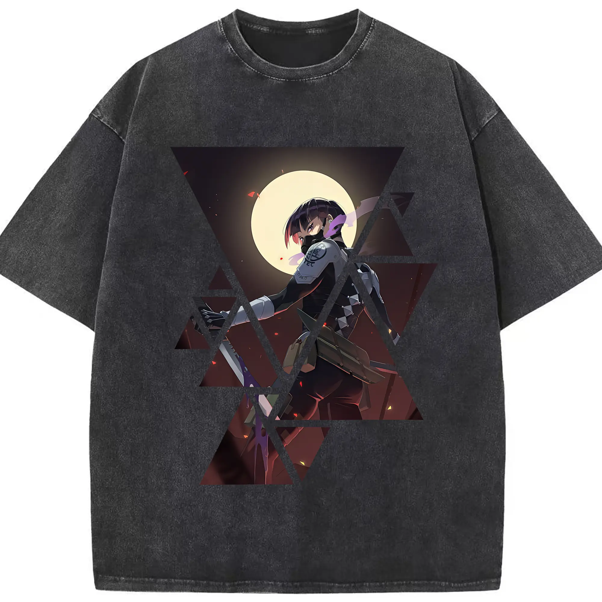 怪獣8号 グッズ,保科宗四郎 - 綿100％ ヴィンテージ風 半袖Tシャツ ・ フロントプリント ・ 柔らか肌触り ・ 通気性 快適 ・ スポーツ カジュアル 外出用