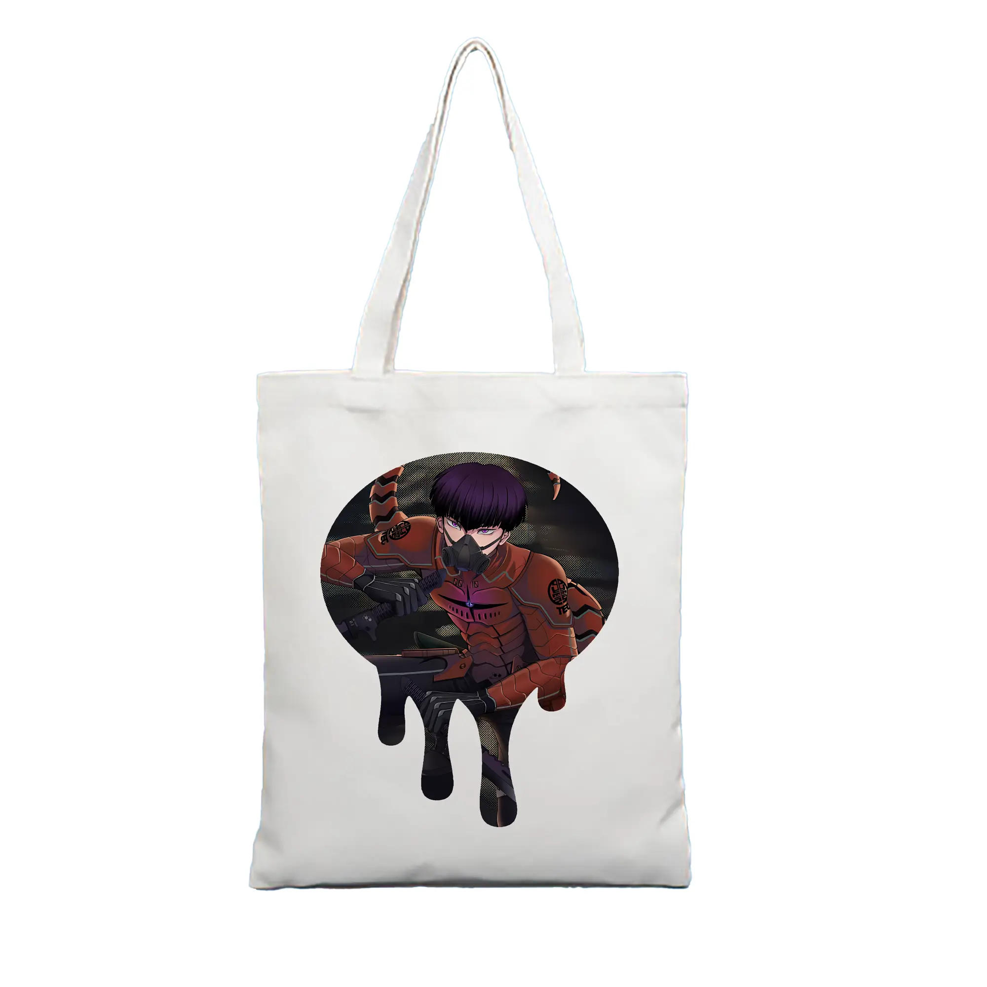 怪獣8号 グッズ,保科宗四郎 - 縦型キャンバス手提げバッグ（トートバッグ） ・ キャンバス素材 ・ ショッピング用 ・ 軽量 丈夫 お手入れ簡単