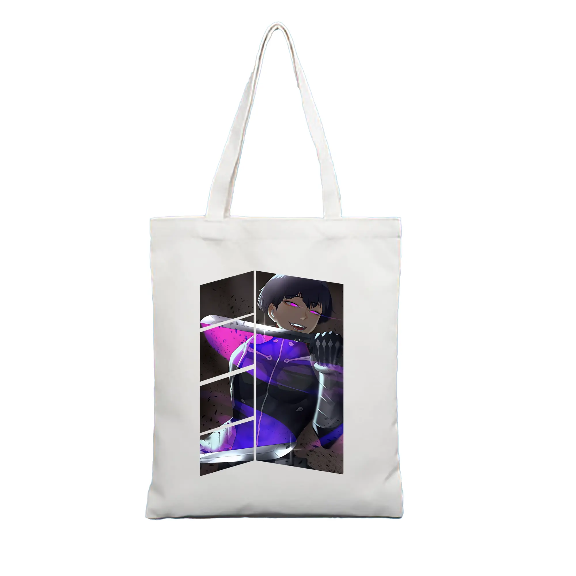 怪獣8号 グッズ,保科宗四郎 - 縦型キャンバス手提げバッグ（トートバッグ） ・ キャンバス素材 ・ ショッピング用 ・ 軽量 丈夫 お手入れ簡単