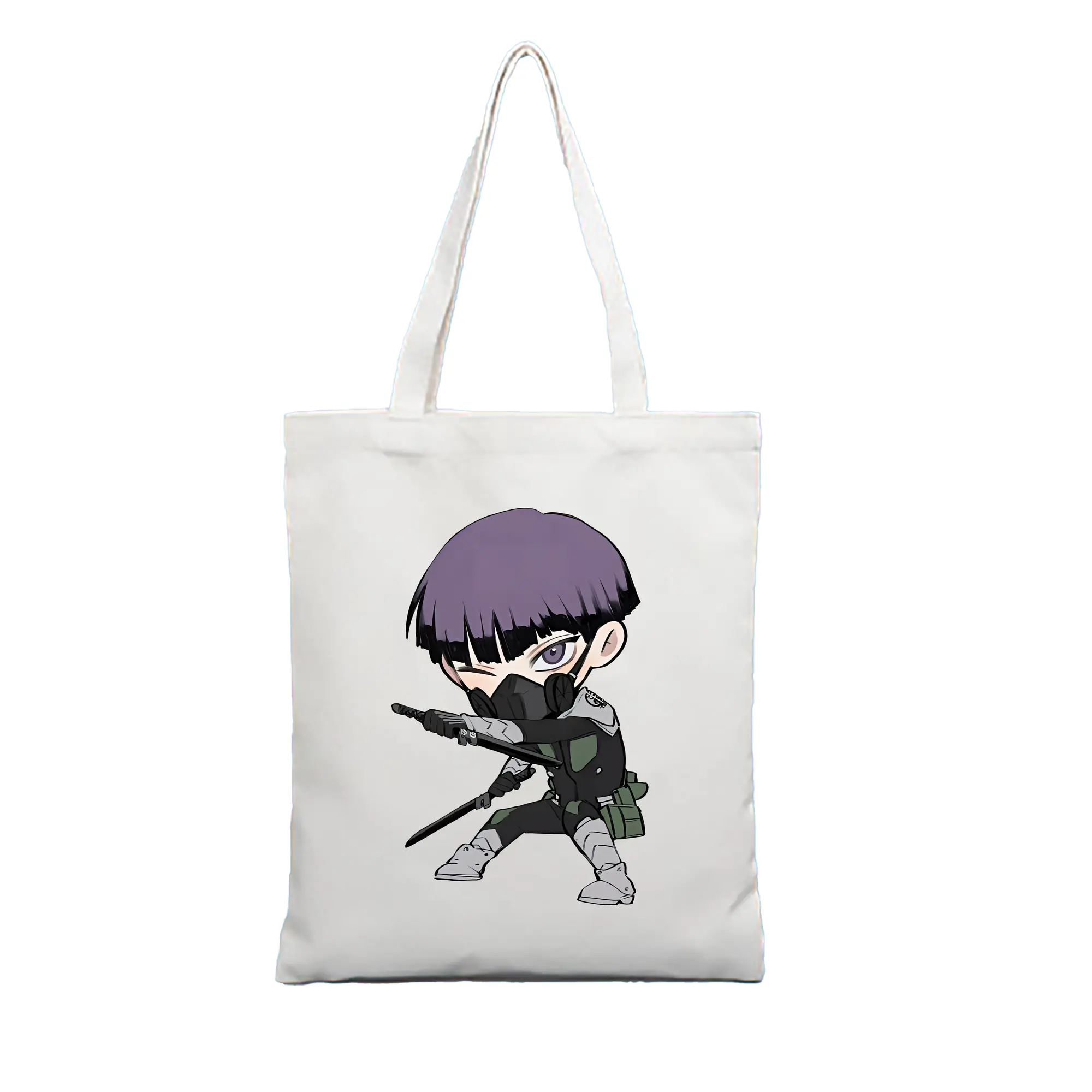 怪獣8号 グッズ,保科宗四郎 - 縦型キャンバス手提げバッグ（トートバッグ） ・ キャンバス素材 ・ ショッピング用 ・ 軽量 丈夫 お手入れ簡単