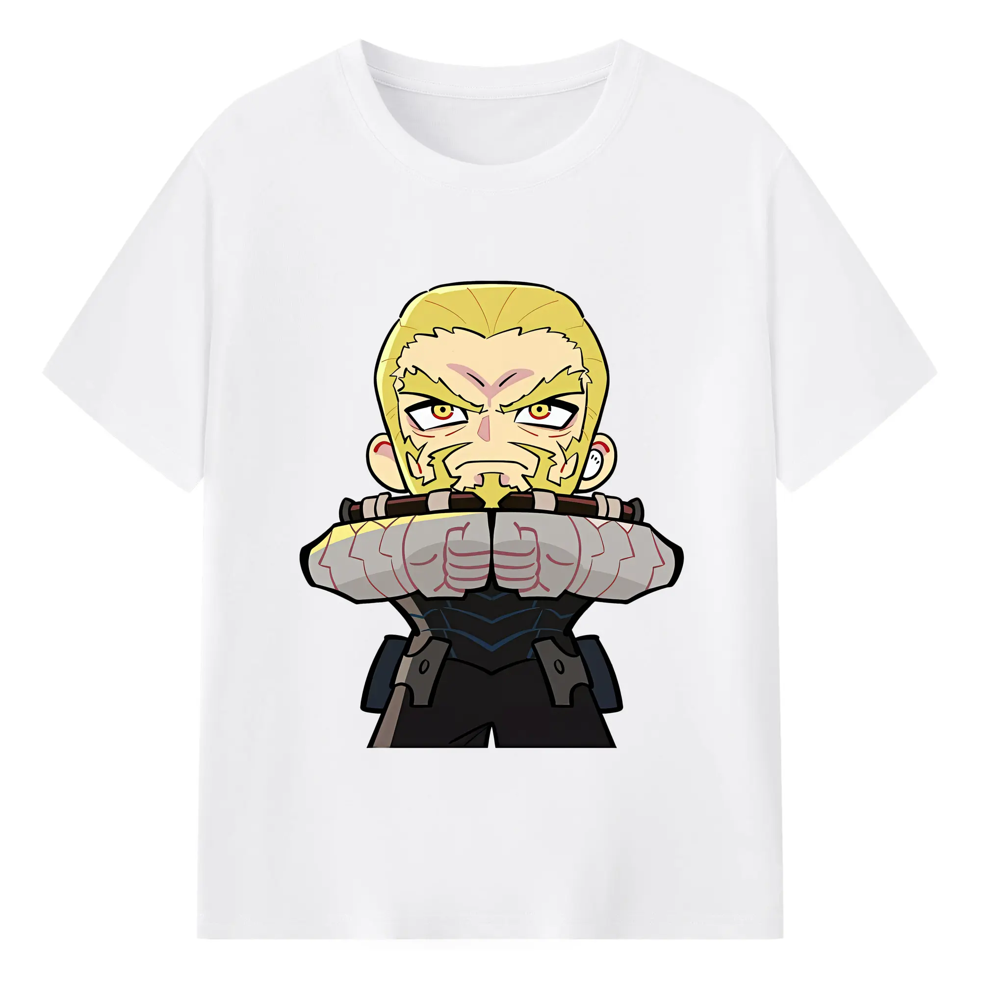 怪獣8号 グッズ,四ノ宮 功 - 綿100％ 半袖Tシャツ ・ フロントプリント ・ 快適 通気性 ・ 日常使い 散歩 スポーツ用