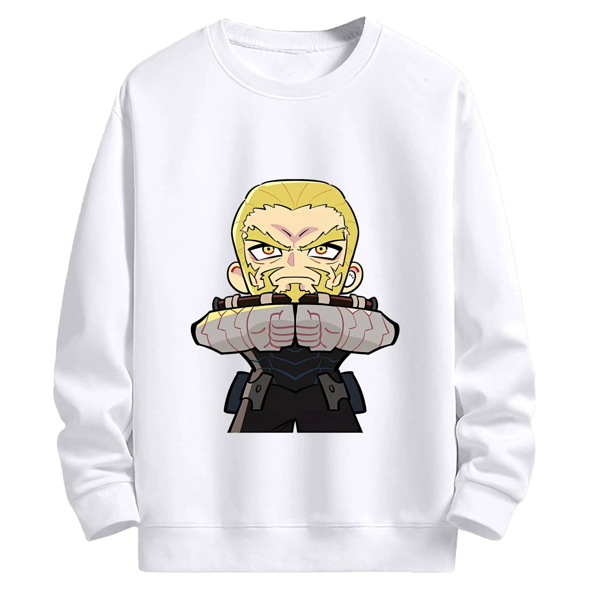 怪獣8号 グッズ,四ノ宮 功 - 高品質 クルーネック スウェット ・ コットン59％ ポリエステル41％ ・ ユニセックス 長袖 トレーナー ・ カジュアル デイリー スポーツ 散歩用