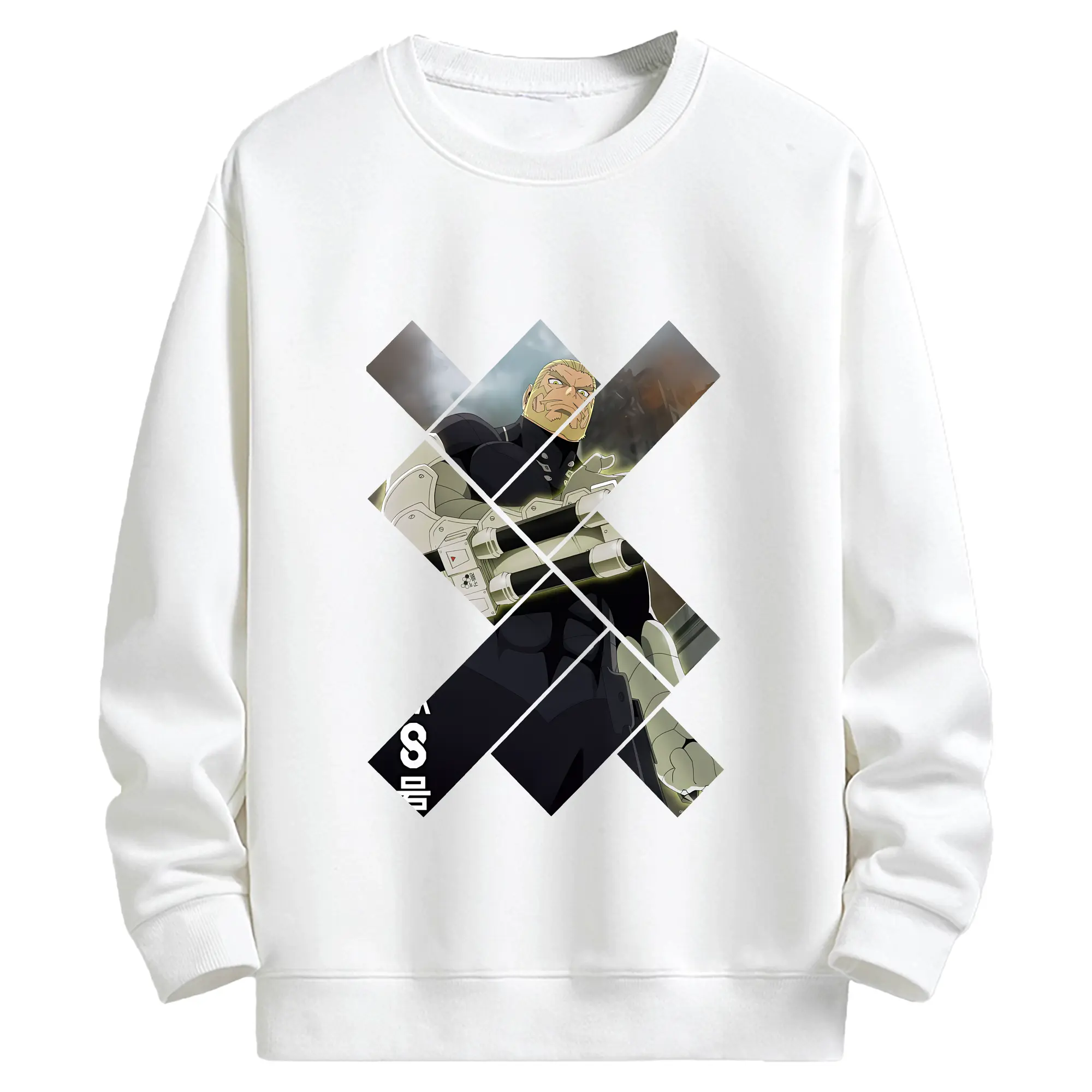 怪獣8号 グッズ,四ノ宮 功 - キッズ クルーネックスウェットシャツ ・ フロントプリント ・ 綿80％ ポリエステル20％ ・ 快適 通学 スポーツ 日常使い お散歩用