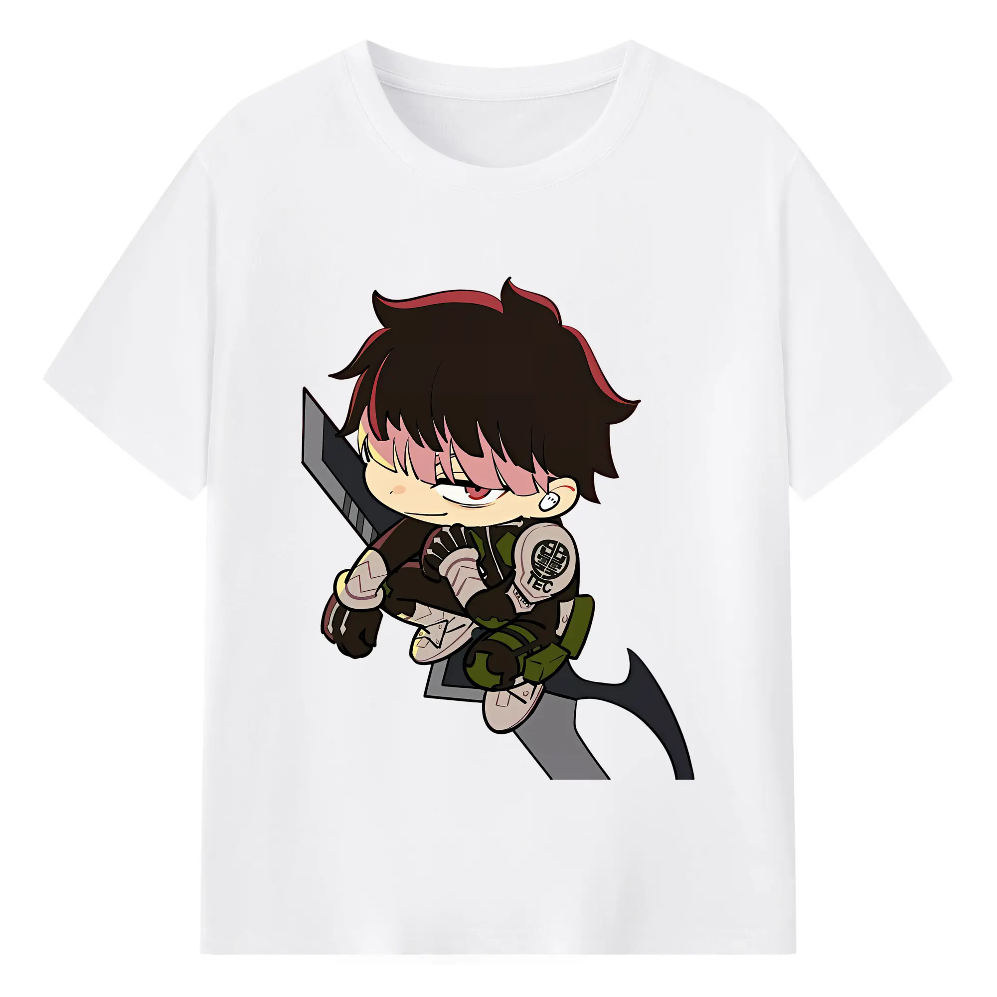 怪獣8号 グッズ,鳴海弦 - 綿100％ 半袖Tシャツ ・ フロントプリント ・ 快適 通気性 ・ 日常使い 散歩 スポーツ用