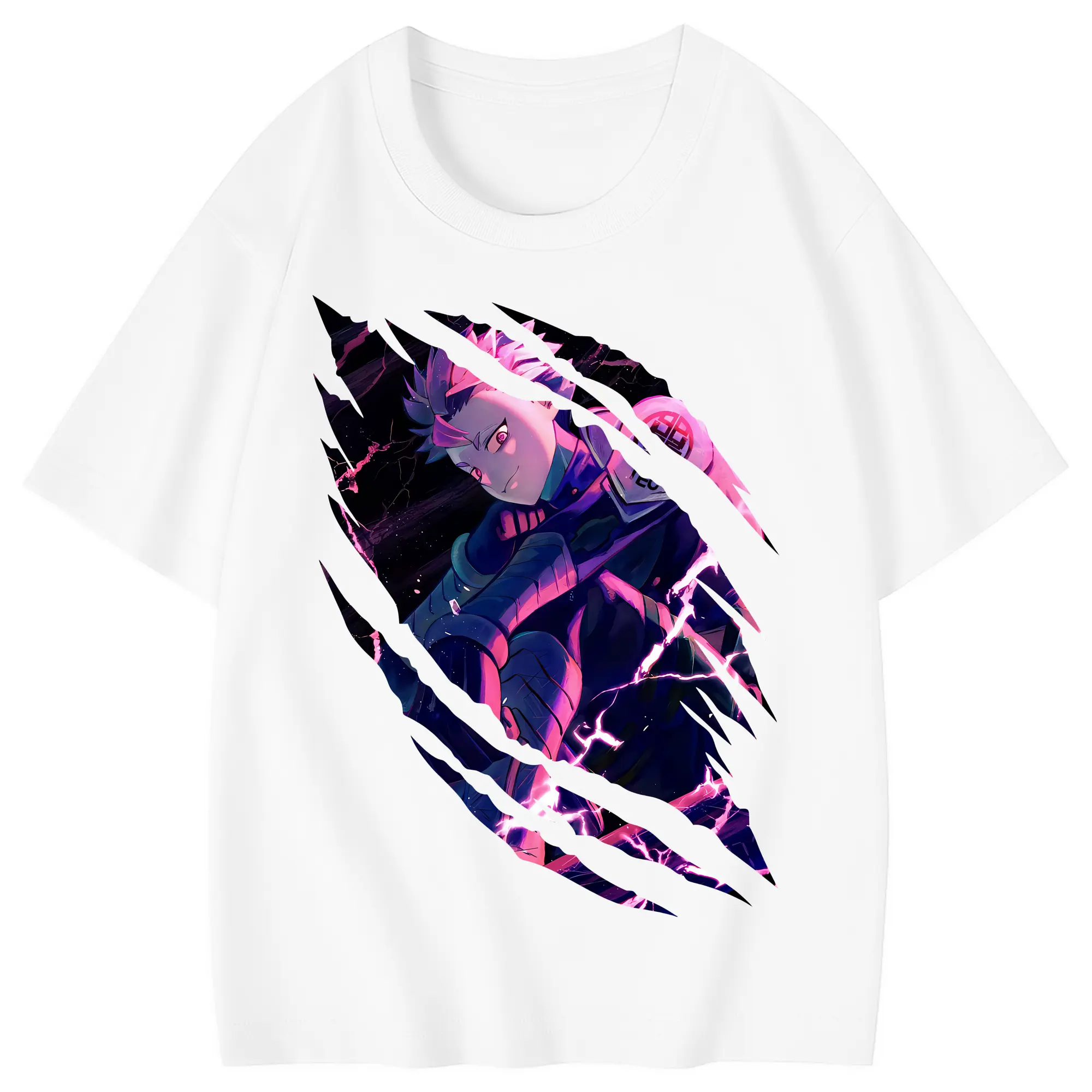 怪獣8号 グッズ,鳴海弦 - 綿100％ キッズTシャツ ・ フロントプリント ・ 快適 通気性 ・ スポーツ カジュアル 散歩用