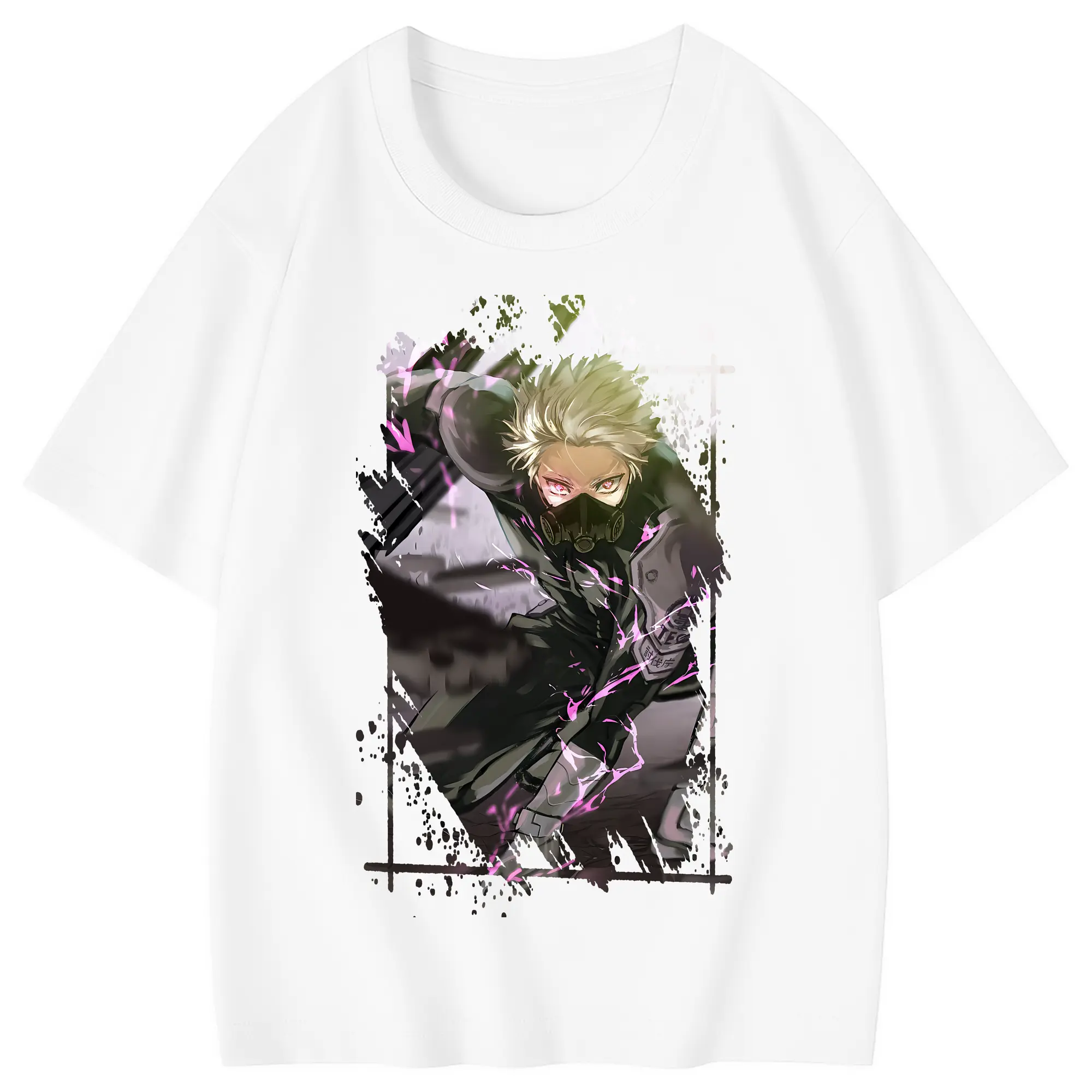 怪獣8号 グッズ,鳴海弦 - 綿100％ キッズTシャツ ・ フロントプリント ・ 快適 通気性 ・ スポーツ カジュアル 散歩用