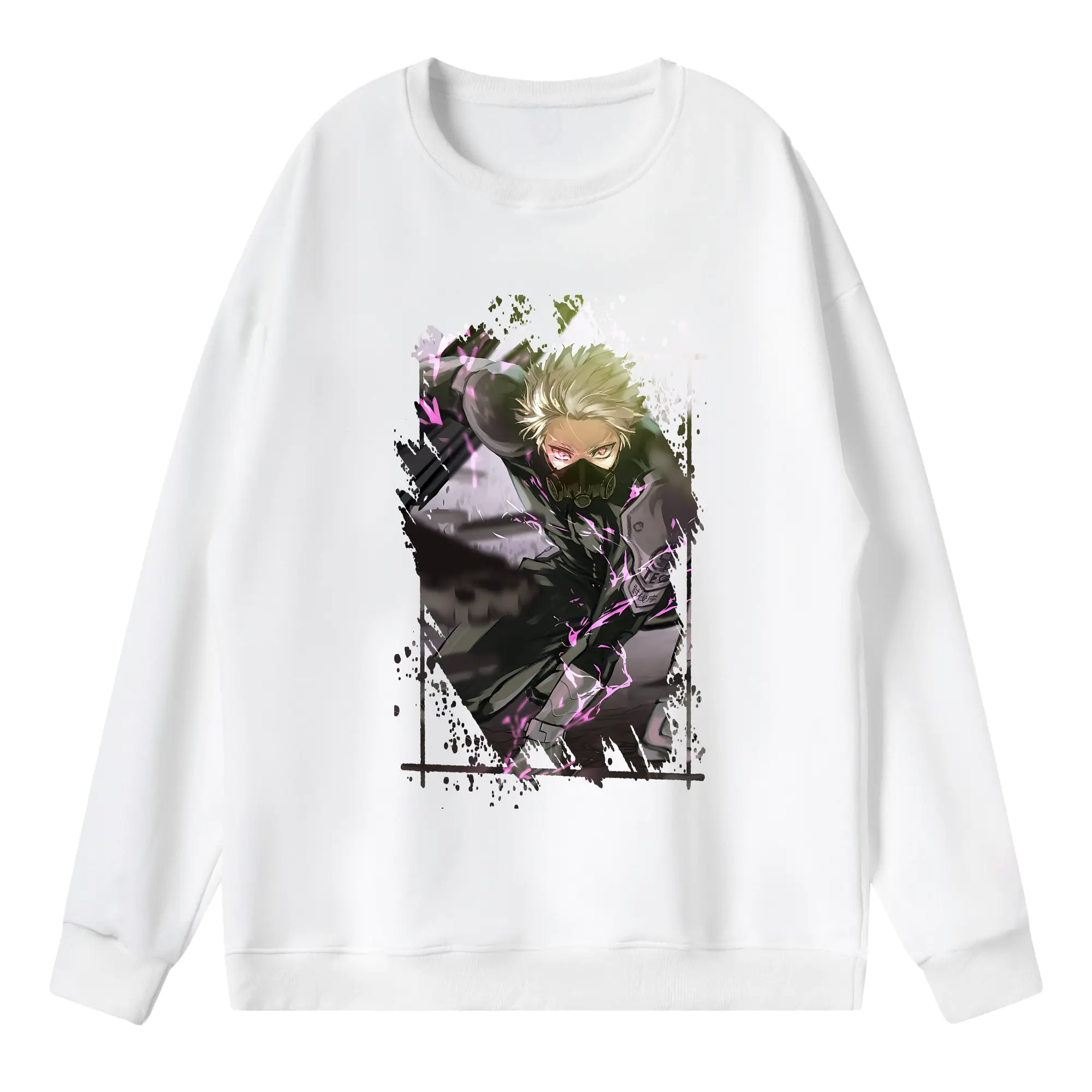 怪獣8号 グッズ,鳴海弦 - 薄手 クルーネック スウェット 裏毛260g · ポリエステル 春秋向け カジュアル 男女兼用 · トレーナー デイリー スポーツ 散歩に最適