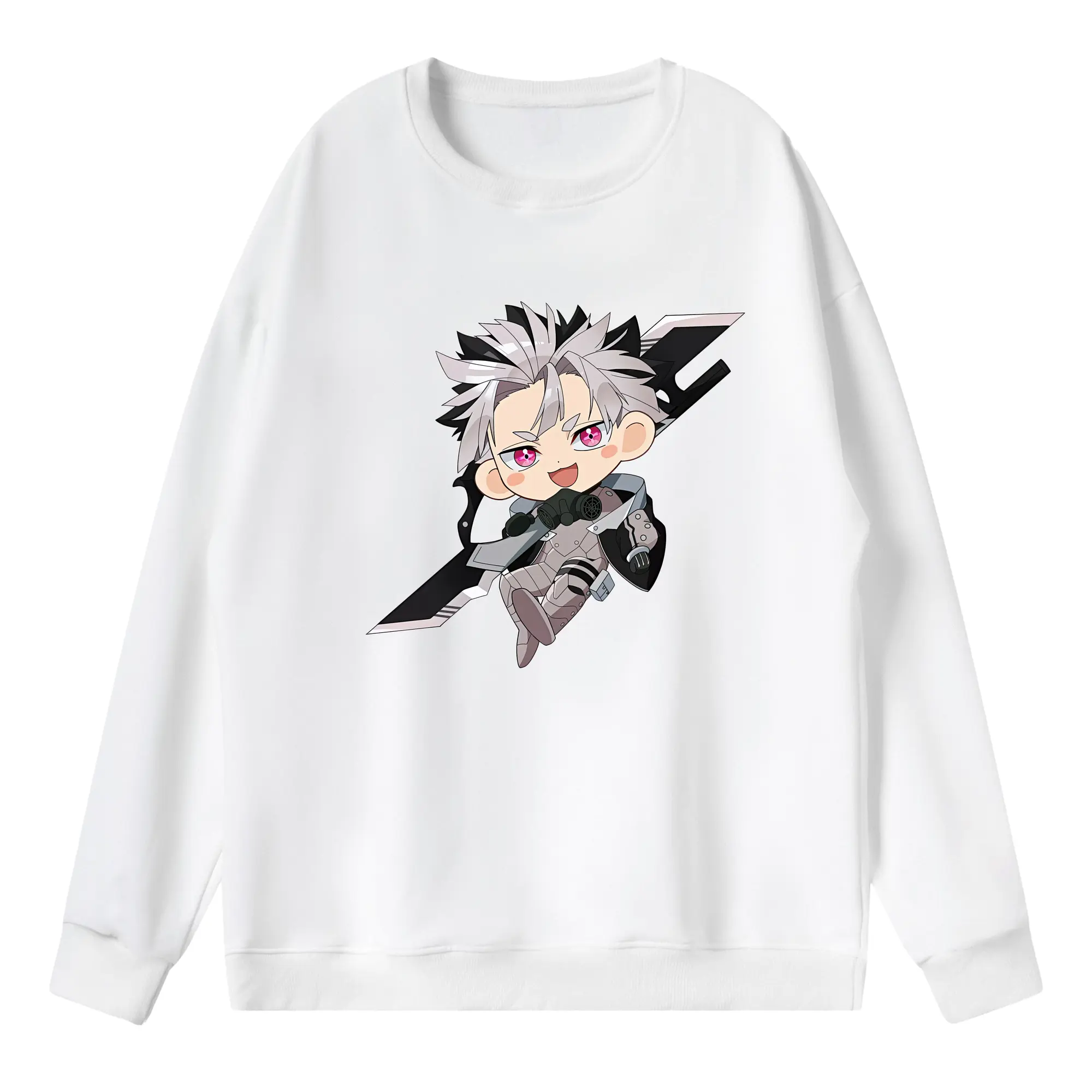 怪獣8号 グッズ,鳴海弦 - 薄手 クルーネック スウェット 裏毛260g · ポリエステル 春秋向け カジュアル 男女兼用 · トレーナー デイリー スポーツ 散歩に最適