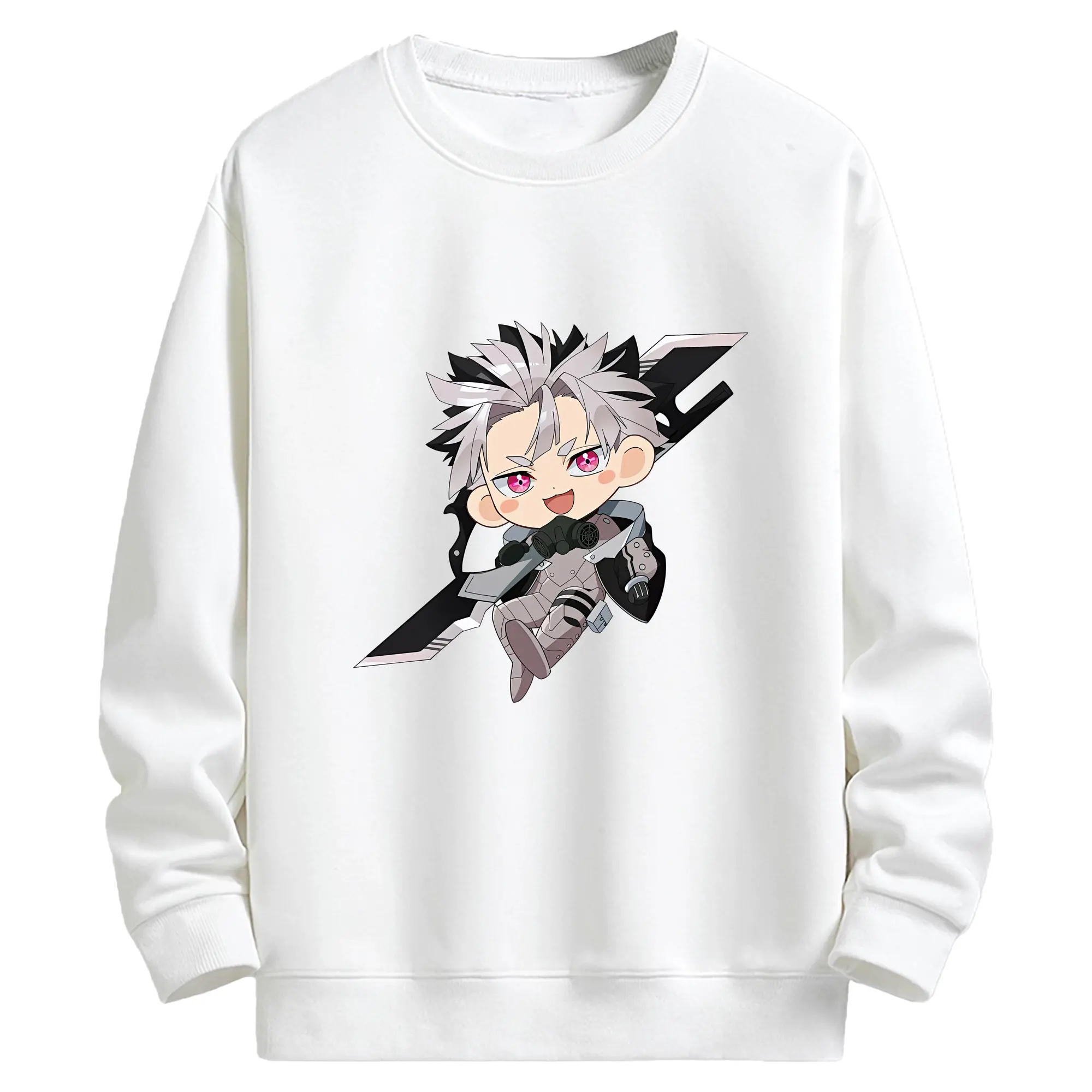 怪獣8号 グッズ,鳴海弦 - キッズ クルーネックスウェットシャツ ・ フロントプリント ・ 綿80％ ポリエステル20％ ・ 快適 通学 スポーツ 日常使い お散歩用