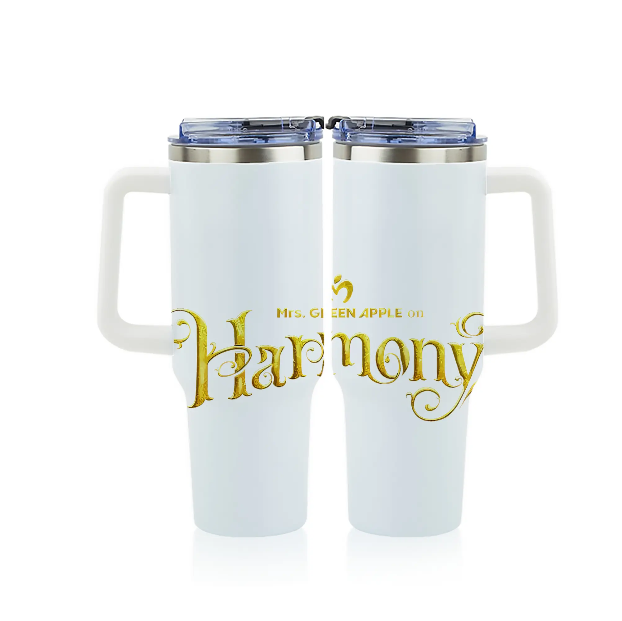 ミセス グリーン アップル グッズ - 1200mL フルプリント車用タンブラー ・ 304ステンレス 内側 ・ 201ステンレス 外側 ・ 保温 保冷 ・ 通勤 ドライブ アウトドア用