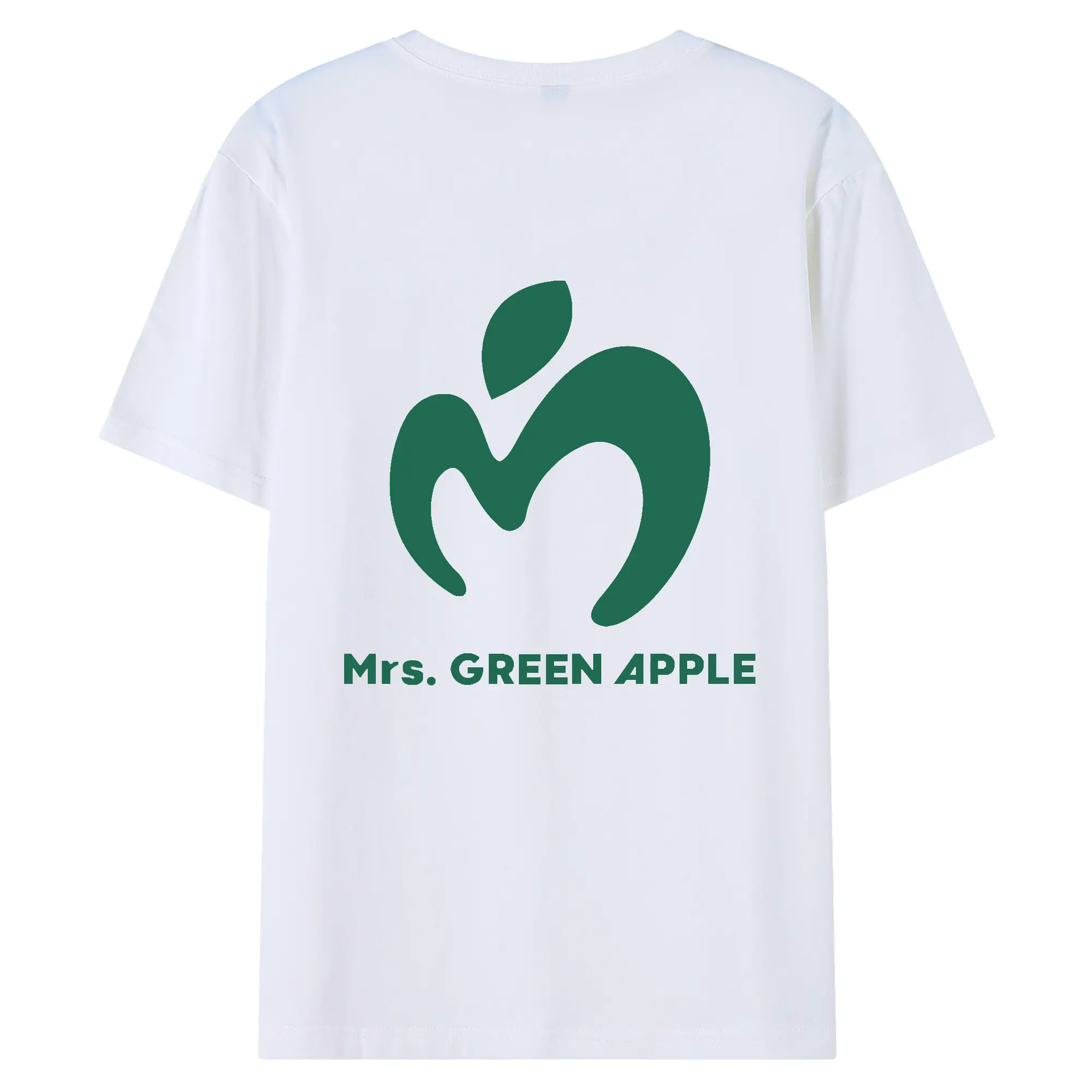 ミセス グリーン アップル グッズ - 綿100％ 半袖Tシャツ ・ バックプリント ・ 快適 通気性 ・ 日常使い 散歩 スポーツ用
