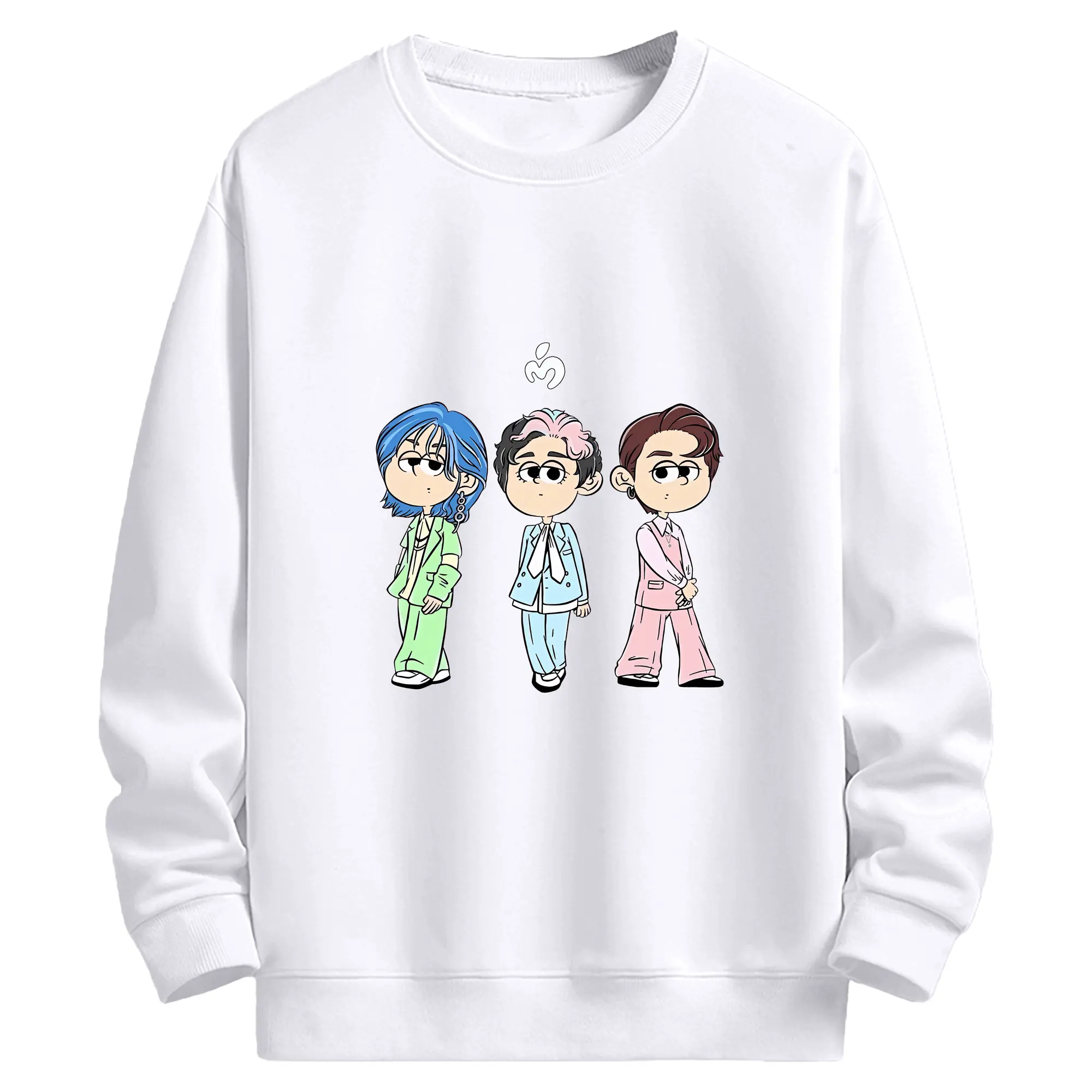 ミセス グリーン アップル グッズ - 高品質 クルーネック スウェット ・ コットン59％ ポリエステル41％ ・ ユニセックス 長袖 トレーナー ・ カジュアル デイリー スポーツ 散歩用