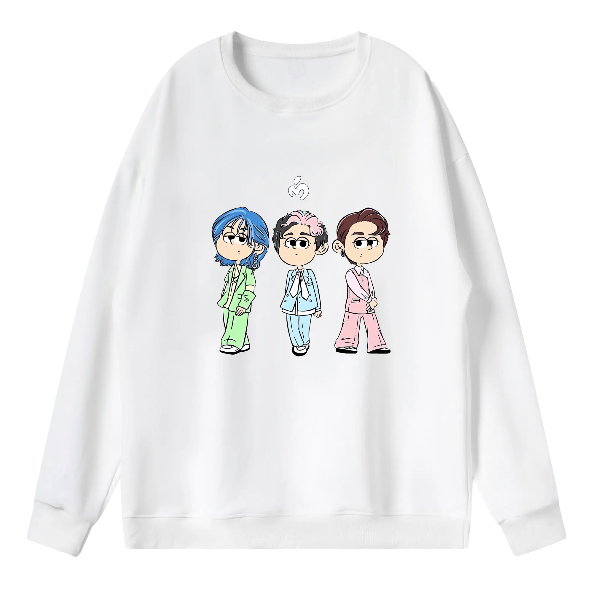 ミセス グリーン アップル グッズ - 薄手 クルーネック スウェット 裏毛260g · ポリエステル 春秋向け カジュアル 男女兼用 · トレーナー デイリー スポーツ 散歩に最適