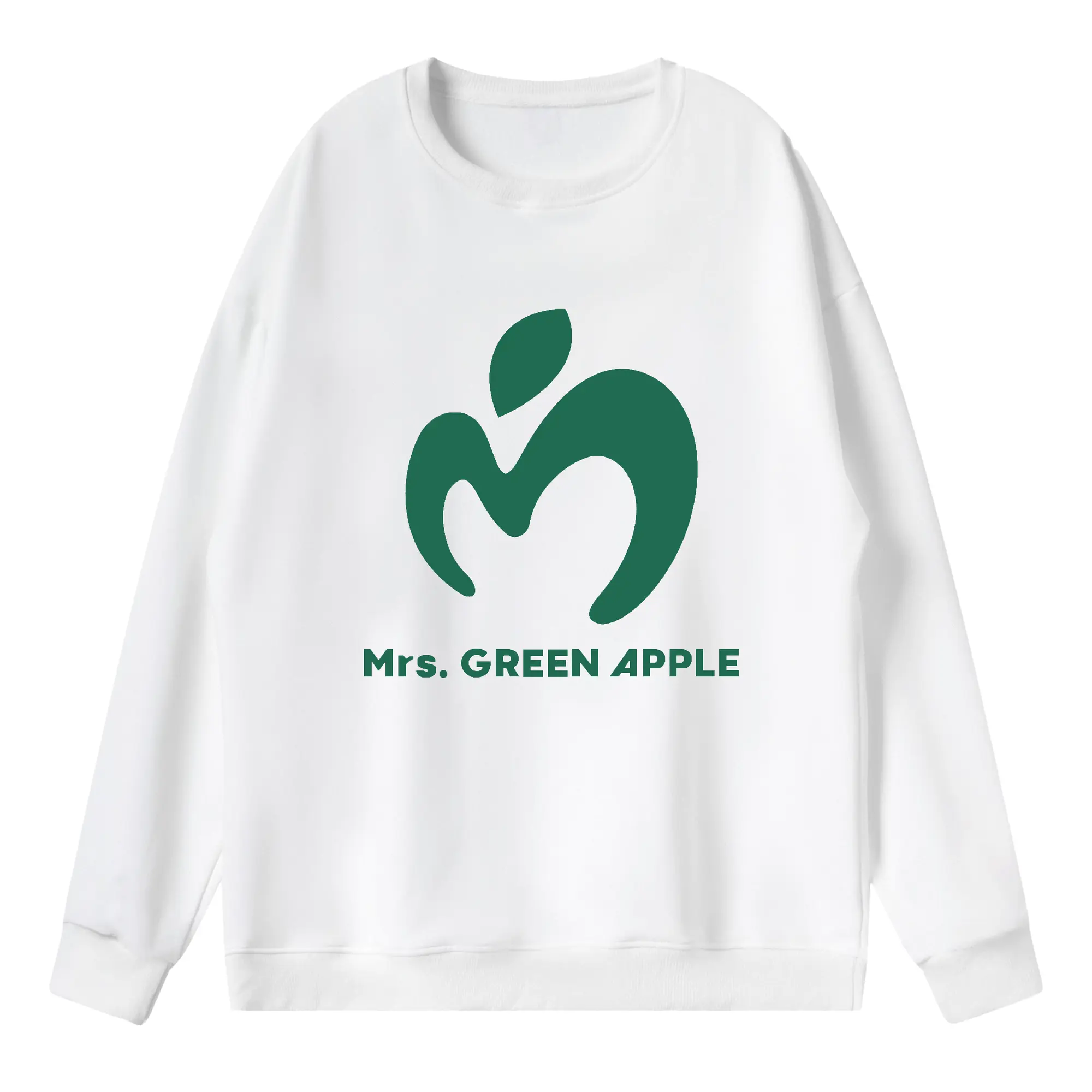 ミセス グリーン アップル グッズ - 薄手 クルーネック スウェット 裏毛260g · ポリエステル 春秋向け カジュアル 男女兼用 · トレーナー デイリー スポーツ 散歩に最適