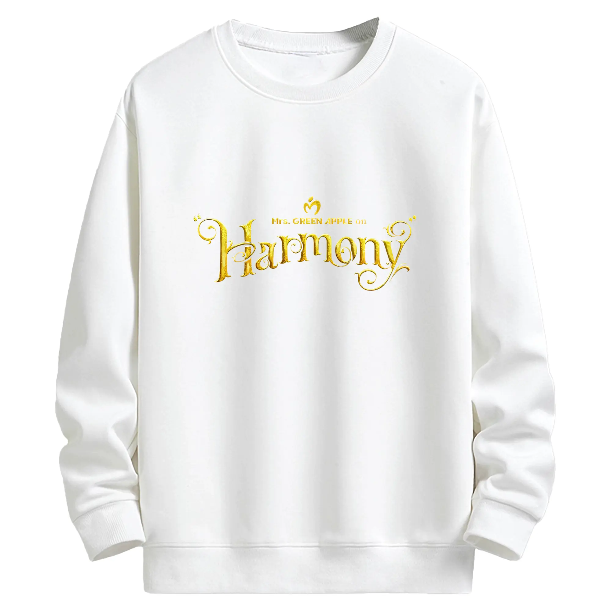 ミセス グリーン アップル グッズ - キッズ クルーネックスウェットシャツ ・ フロントプリント ・ 綿80％ ポリエステル20％ ・ 快適 通学 スポーツ 日常使い お散歩用