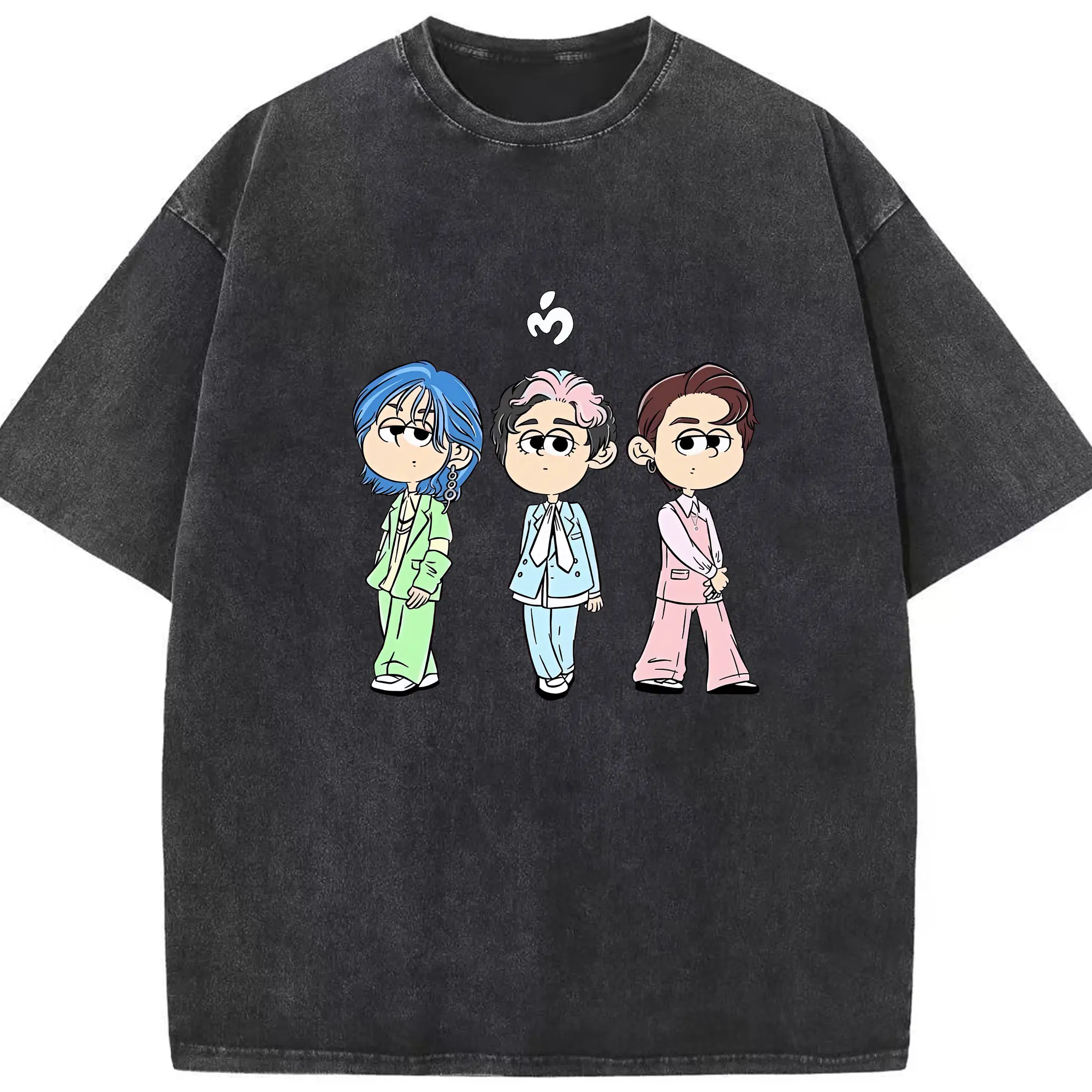 ミセス グリーン アップル グッズ - 綿100％ ヴィンテージ風 半袖Tシャツ ・ フロントプリント ・ 柔らか肌触り ・ 通気性 快適 ・ スポーツ カジュアル 外出用