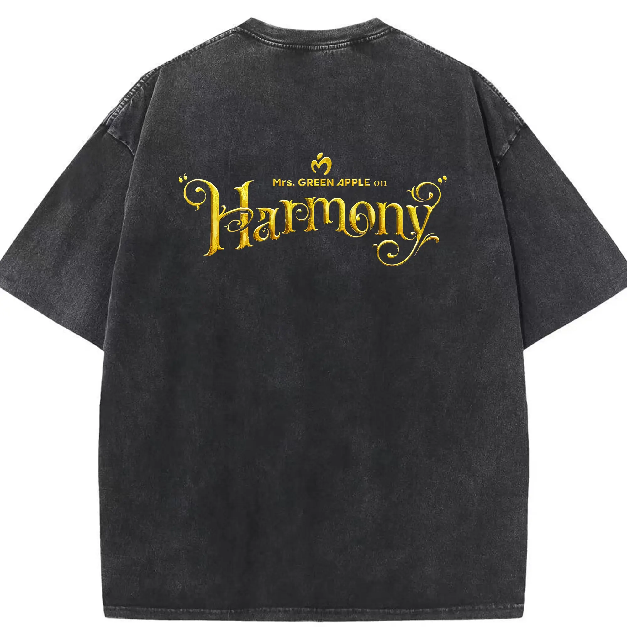 ミセス グリーン アップル グッズ - 綿100％ ヴィンテージ風 半袖Tシャツ ・ 背面プリント ・ 柔らか肌触り ・ 通気性 快適 ・ スポーツ カジュアル 外出用