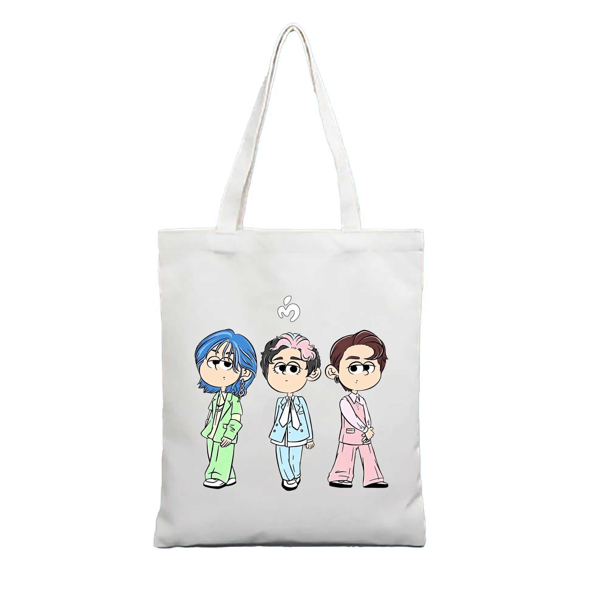 ミセス グリーン アップル グッズ - 縦型キャンバス手提げバッグ（トートバッグ） ・ キャンバス素材 ・ ショッピング用 ・ 軽量 丈夫 お手入れ簡単