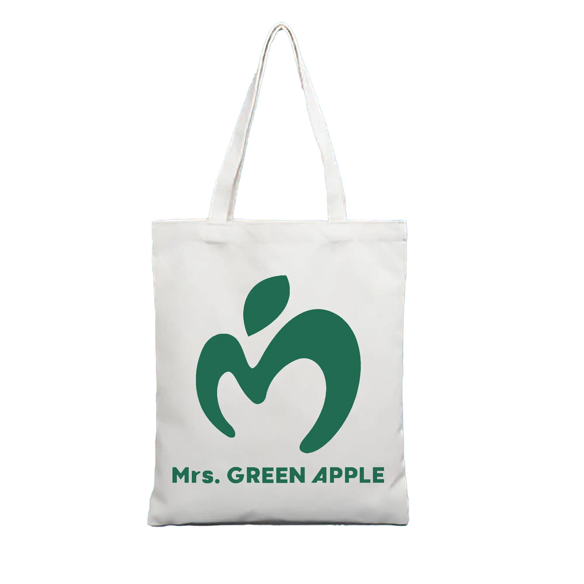 ミセス グリーン アップル グッズ - 縦型キャンバス手提げバッグ（トートバッグ） ・ キャンバス素材 ・ ショッピング用 ・ 軽量 丈夫 お手入れ簡単