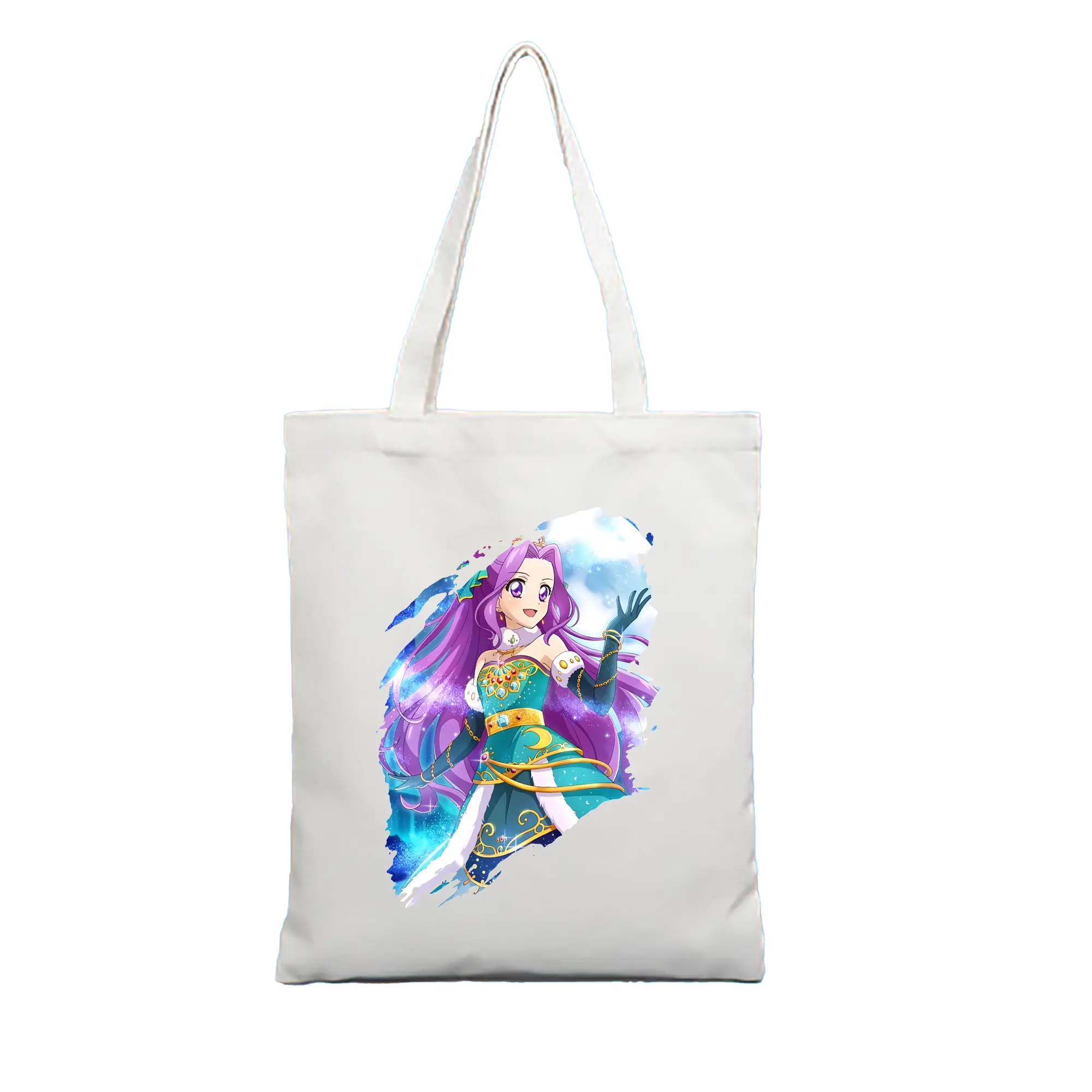 アイカツ グッズ 神崎 美月 - 縦型キャンバス手提げバッグ（トートバッグ） ・ キャンバス素材 ・ ショッピング用 ・ 軽量 丈夫 お手入れ簡単