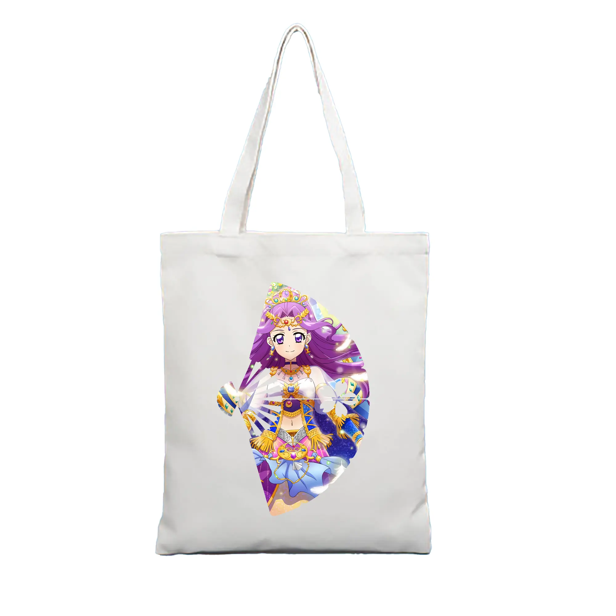 アイカツ グッズ 神崎 美月 - 縦型キャンバス手提げバッグ（トートバッグ） ・ キャンバス素材 ・ ショッピング用 ・ 軽量 丈夫 お手入れ簡単