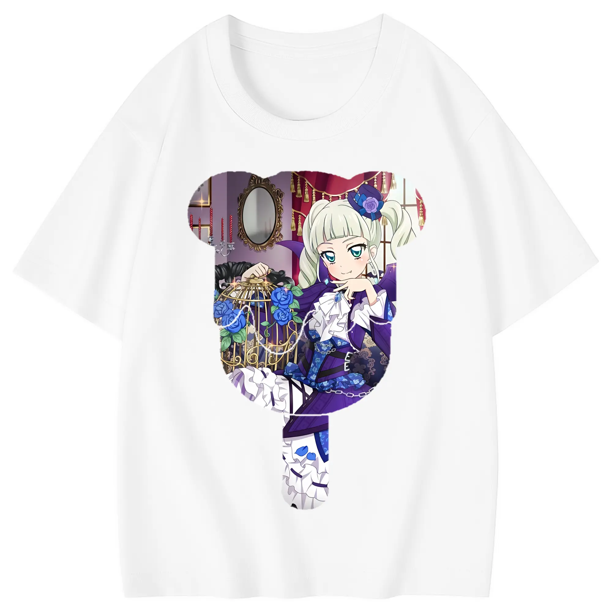 アイカツ グッズ 藤堂 ユリカ - 綿100％ キッズTシャツ ・ フロントプリント ・ 快適 通気性 ・ スポーツ カジュアル 散歩用