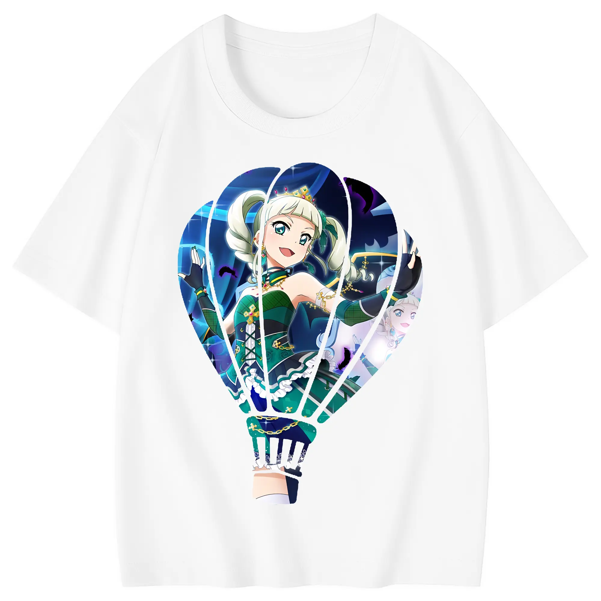 アイカツ グッズ 藤堂 ユリカ - 綿100％ キッズTシャツ ・ フロントプリント ・ 快適 通気性 ・ スポーツ カジュアル 散歩用