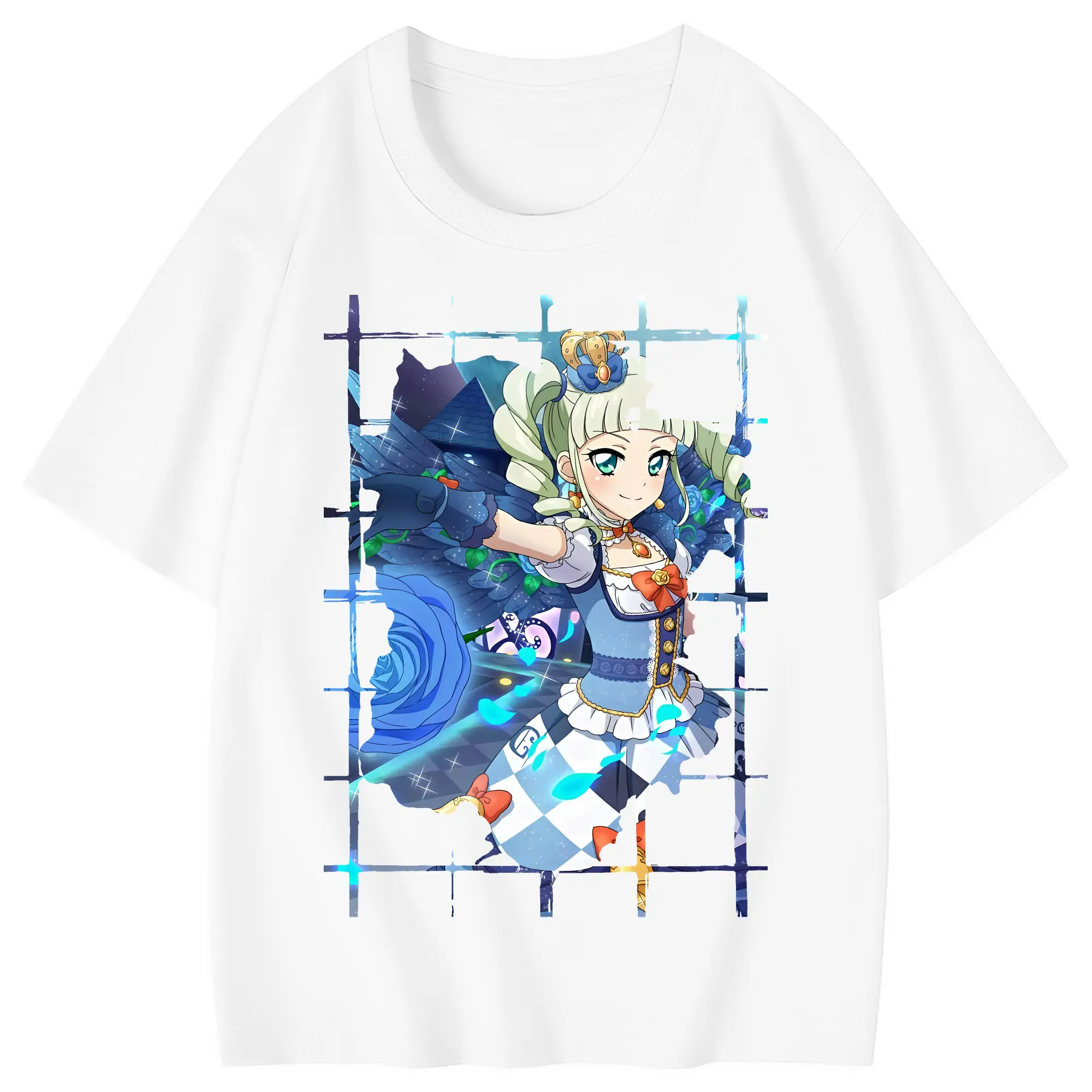 アイカツ グッズ 藤堂 ユリカ - 綿100％ キッズTシャツ ・ フロントプリント ・ 快適 通気性 ・ スポーツ カジュアル 散歩用