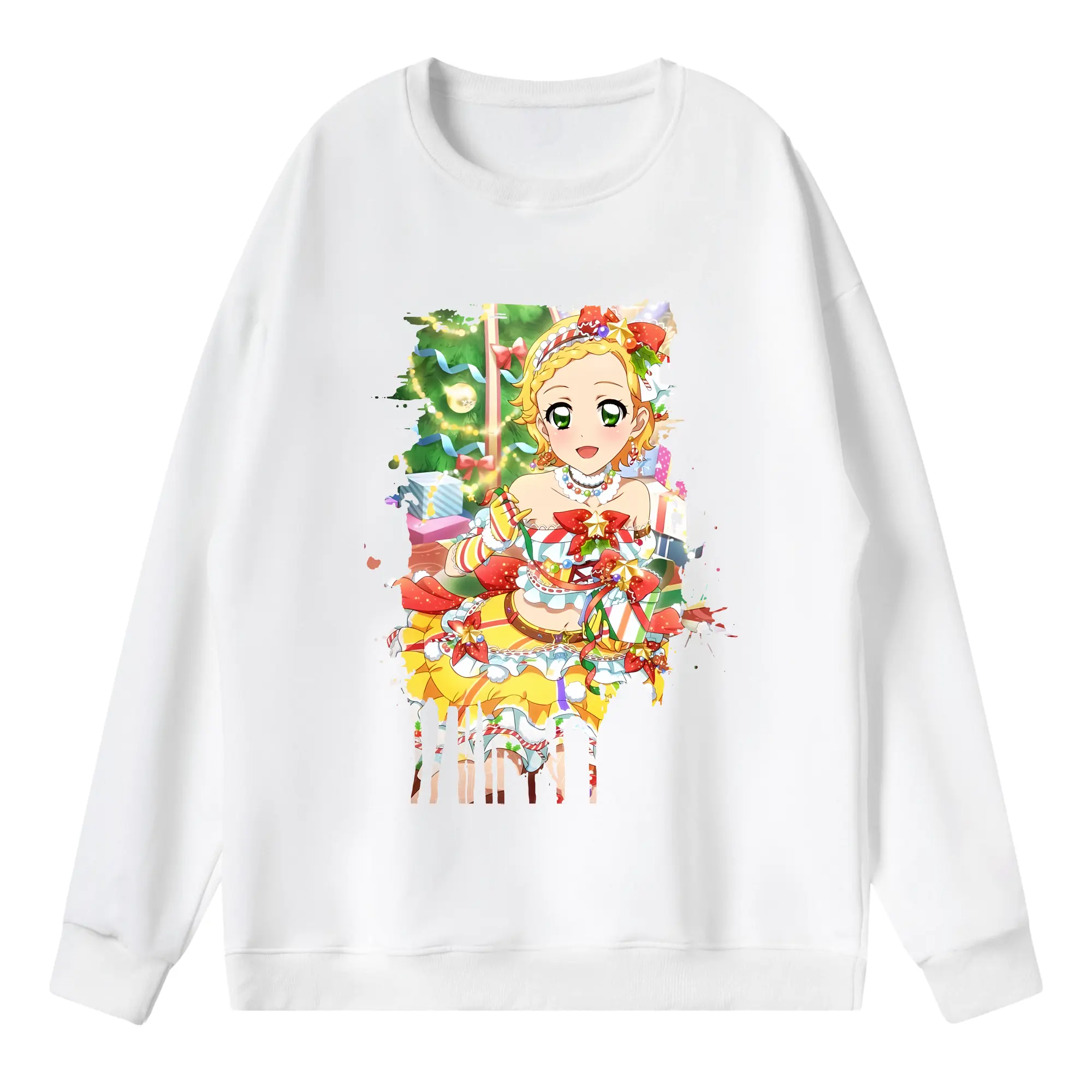 アイカツ グッズ 新条 ひなき - 薄手 クルーネック スウェット 裏毛260g · ポリエステル 春秋向け カジュアル 男女兼用 · トレーナー デイリー スポーツ 散歩に最適